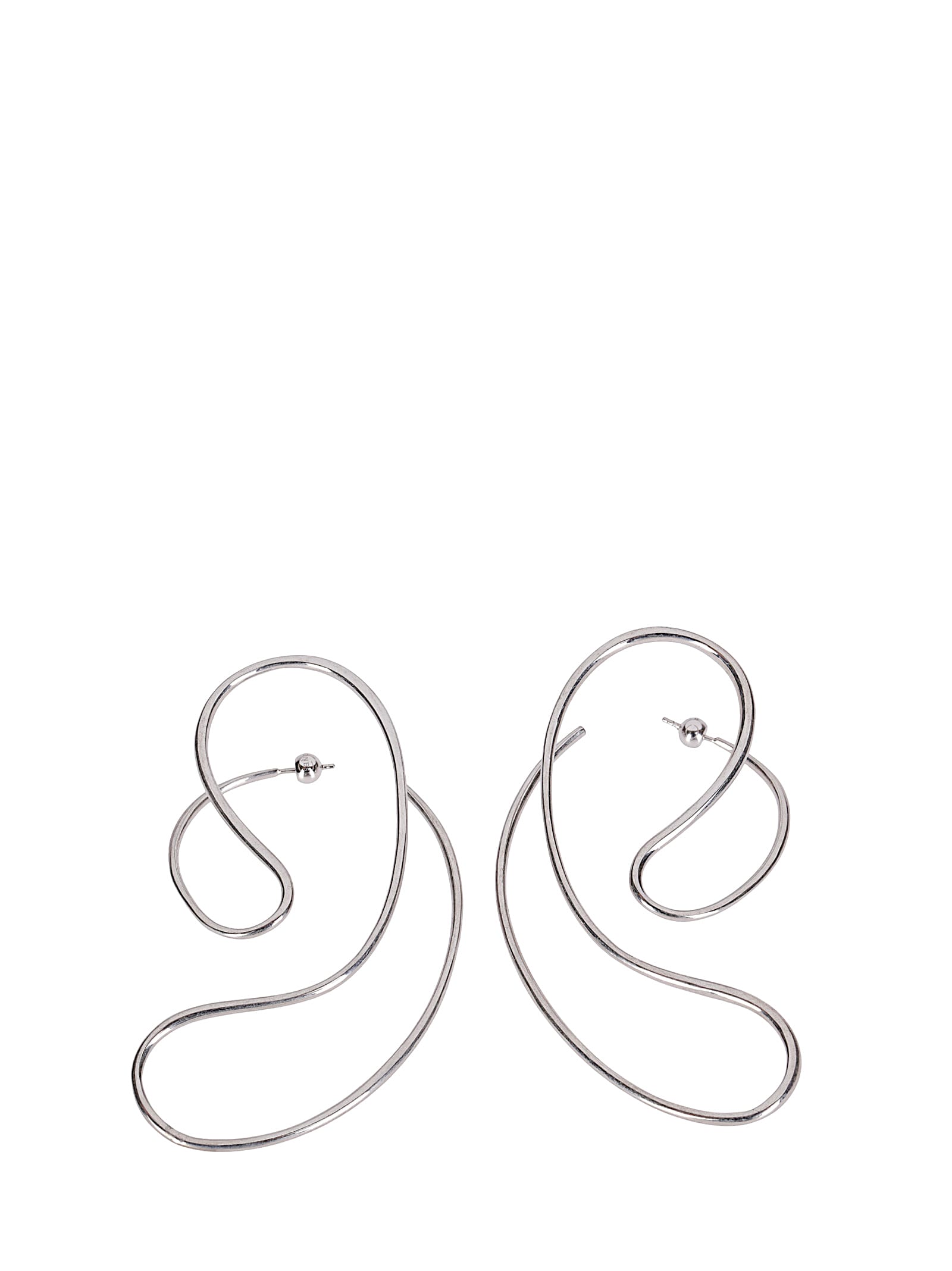 Panconesi P Continua Earrings Large In Metallic