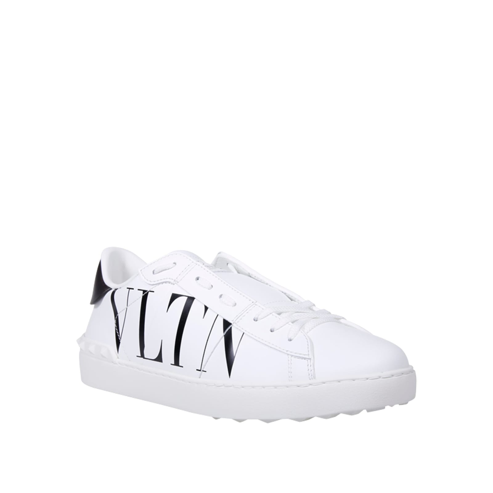 Shop Valentino Garavani Vltn Sneakers In White