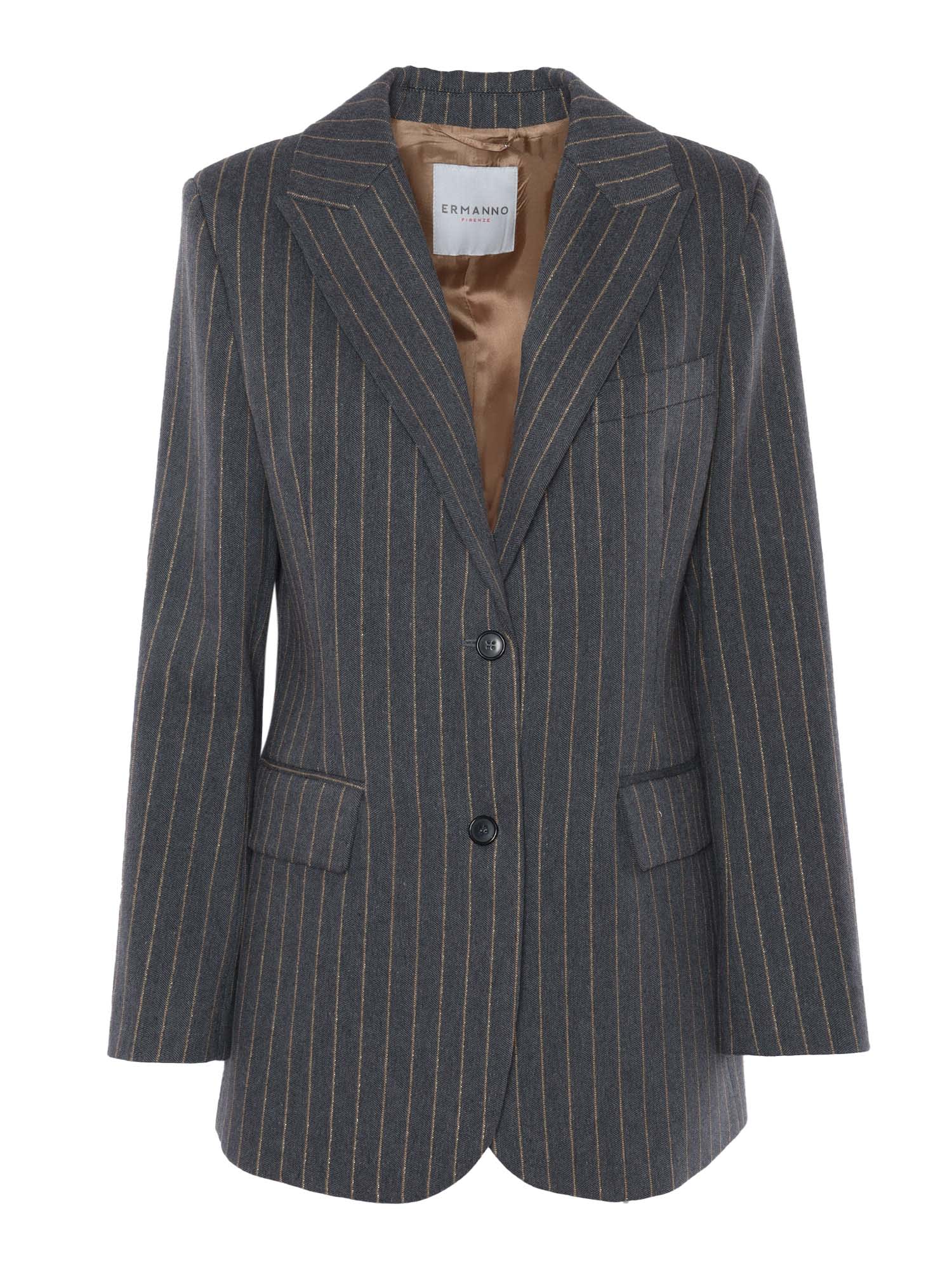 Pinstriped Blazer