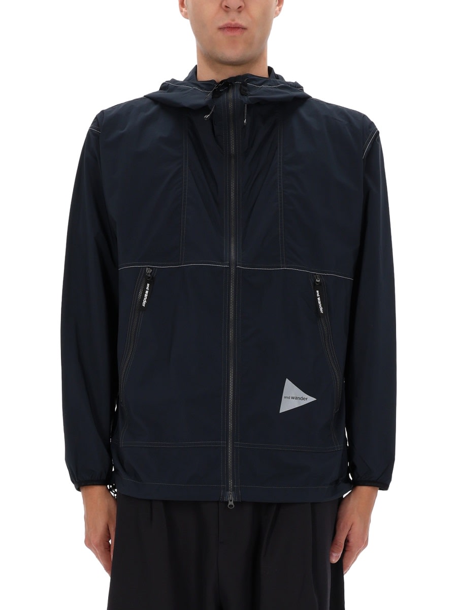 And Wander Jacket Partex In Blue