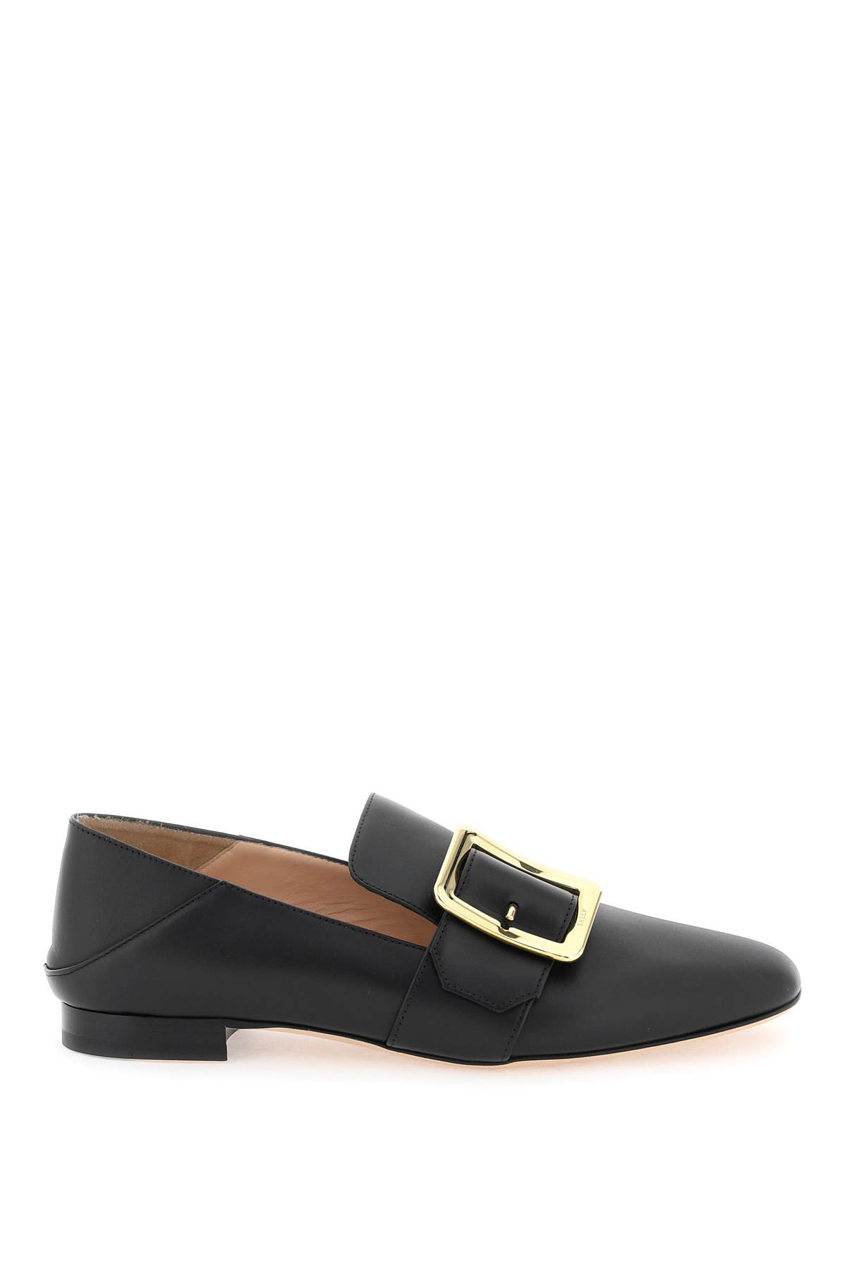 Bally Black Leather Loafers In Black