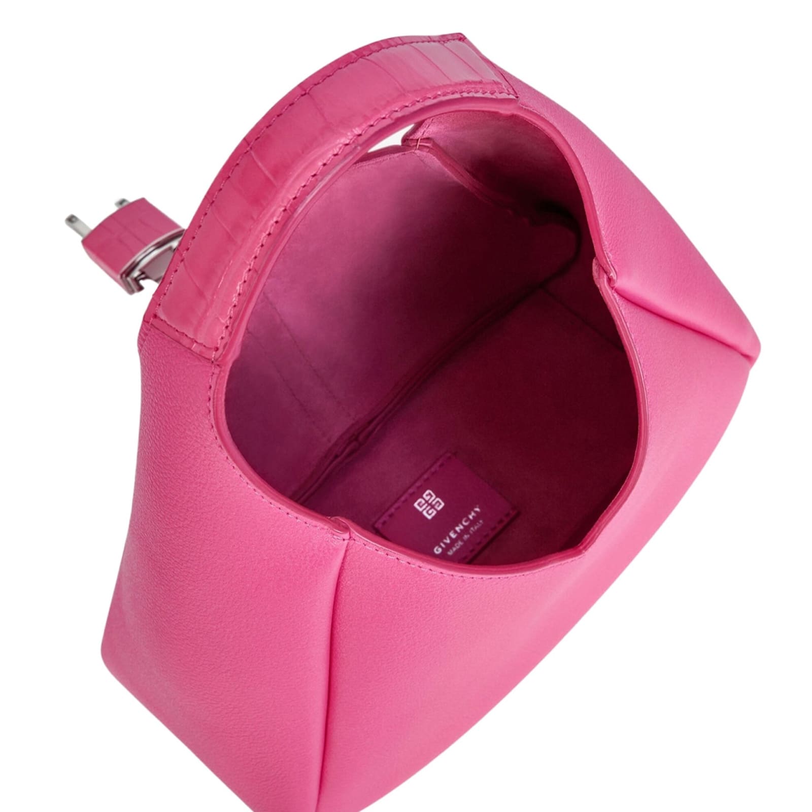 Shop Givenchy G-hobo Mini Bag In Pink
