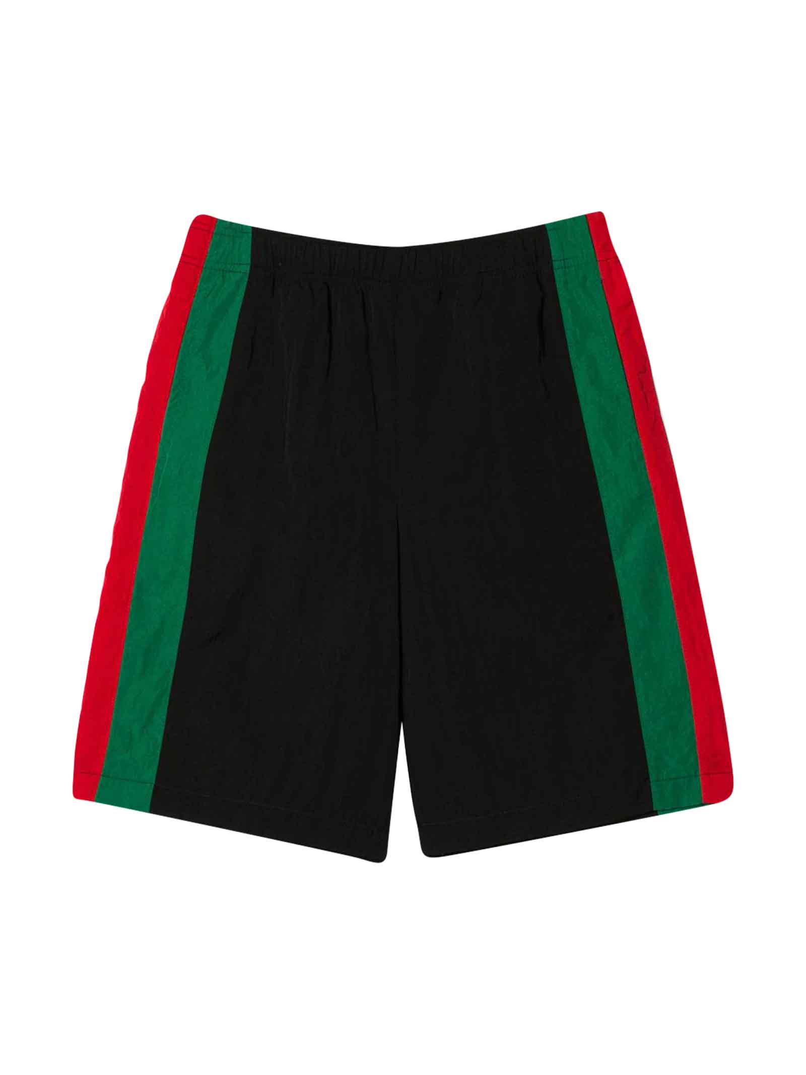 GUCCI SHORTS WITH MULTICOLOR STRIPES,591619XWAGV 1043