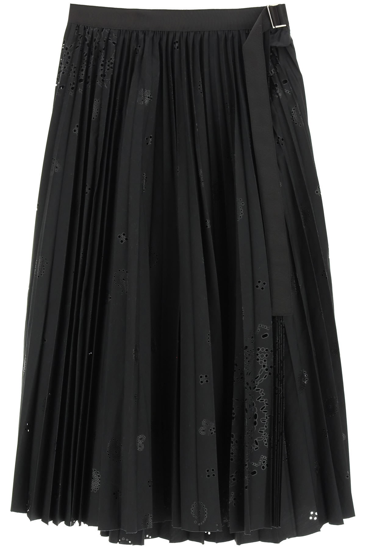 Sacai Bandana Midi Pleated Skirt