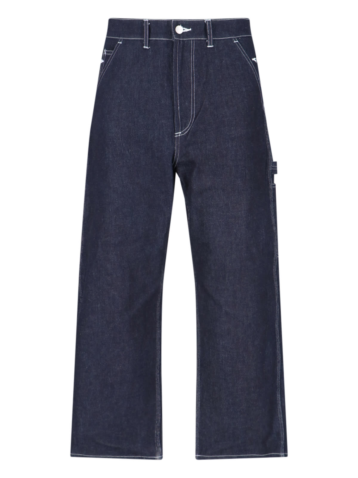 Shop Junya Watanabe X Carhartt Wip Carpenter Jeans In Blue