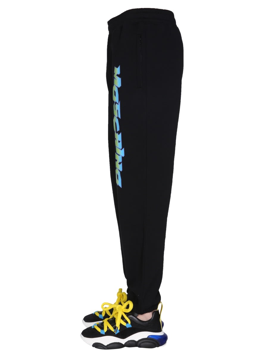 Shop Moschino Surf Jogging Pants In Black