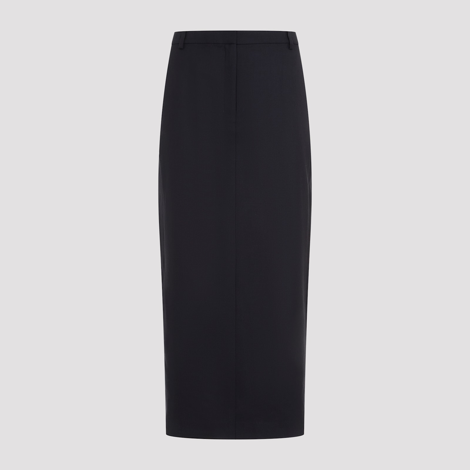 Shop Theory Midi Skirt In K Dark Navy