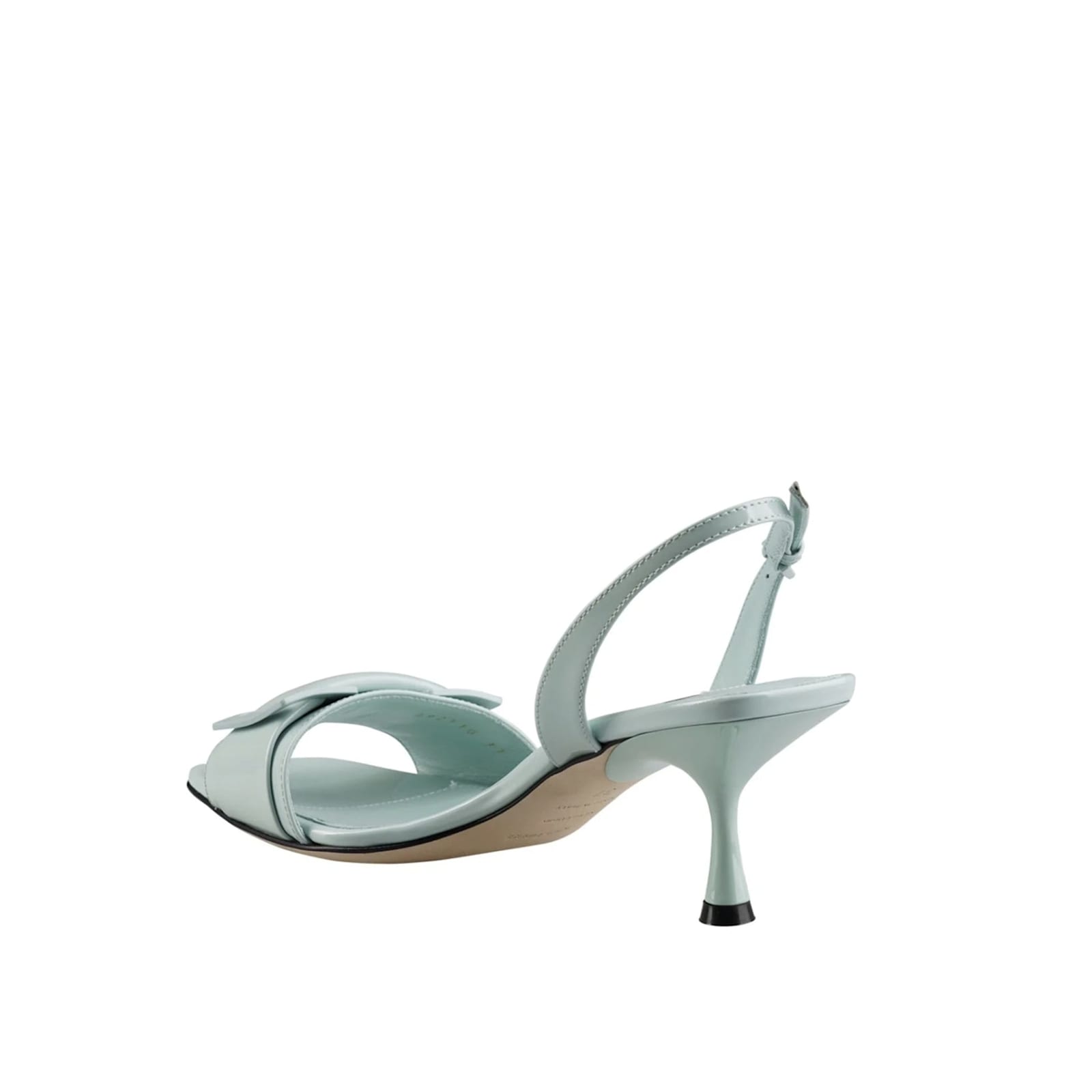 Shop Sergio Rossi Leather Sandals In Green