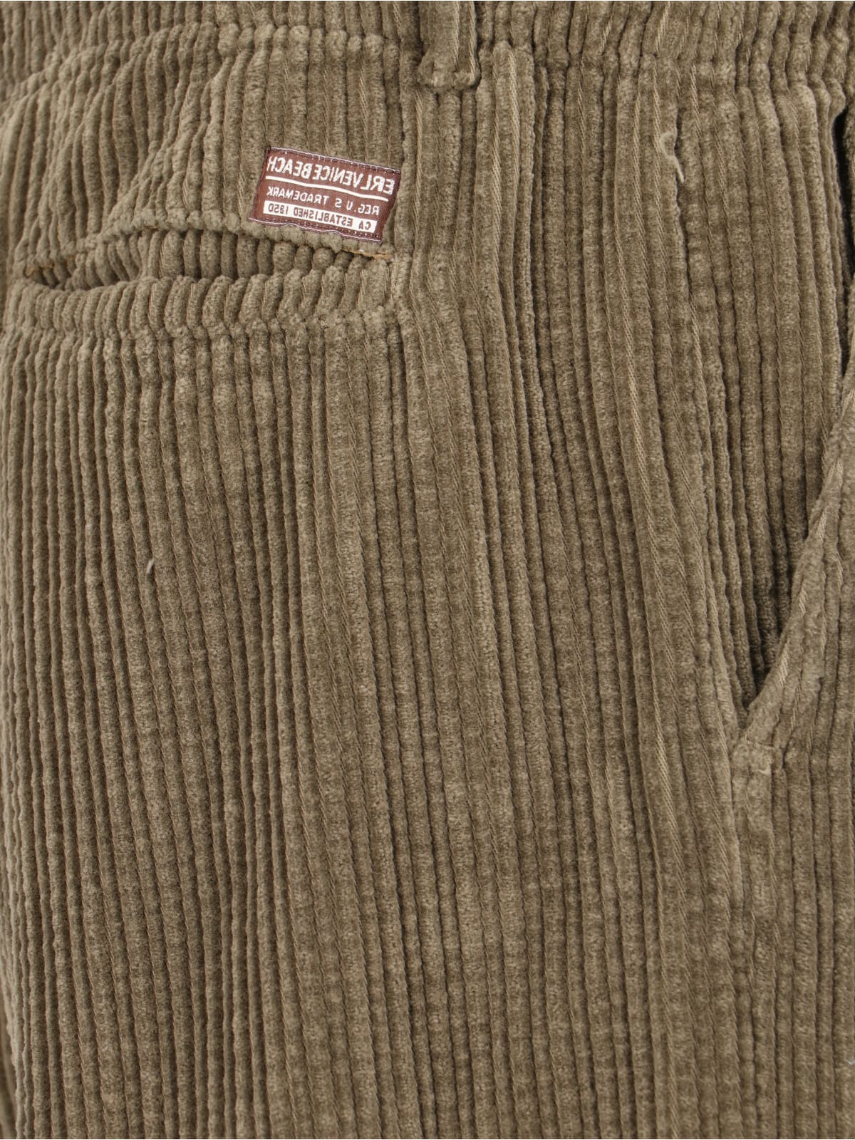 Shop Erl Corduroy Straight Pants In Brown