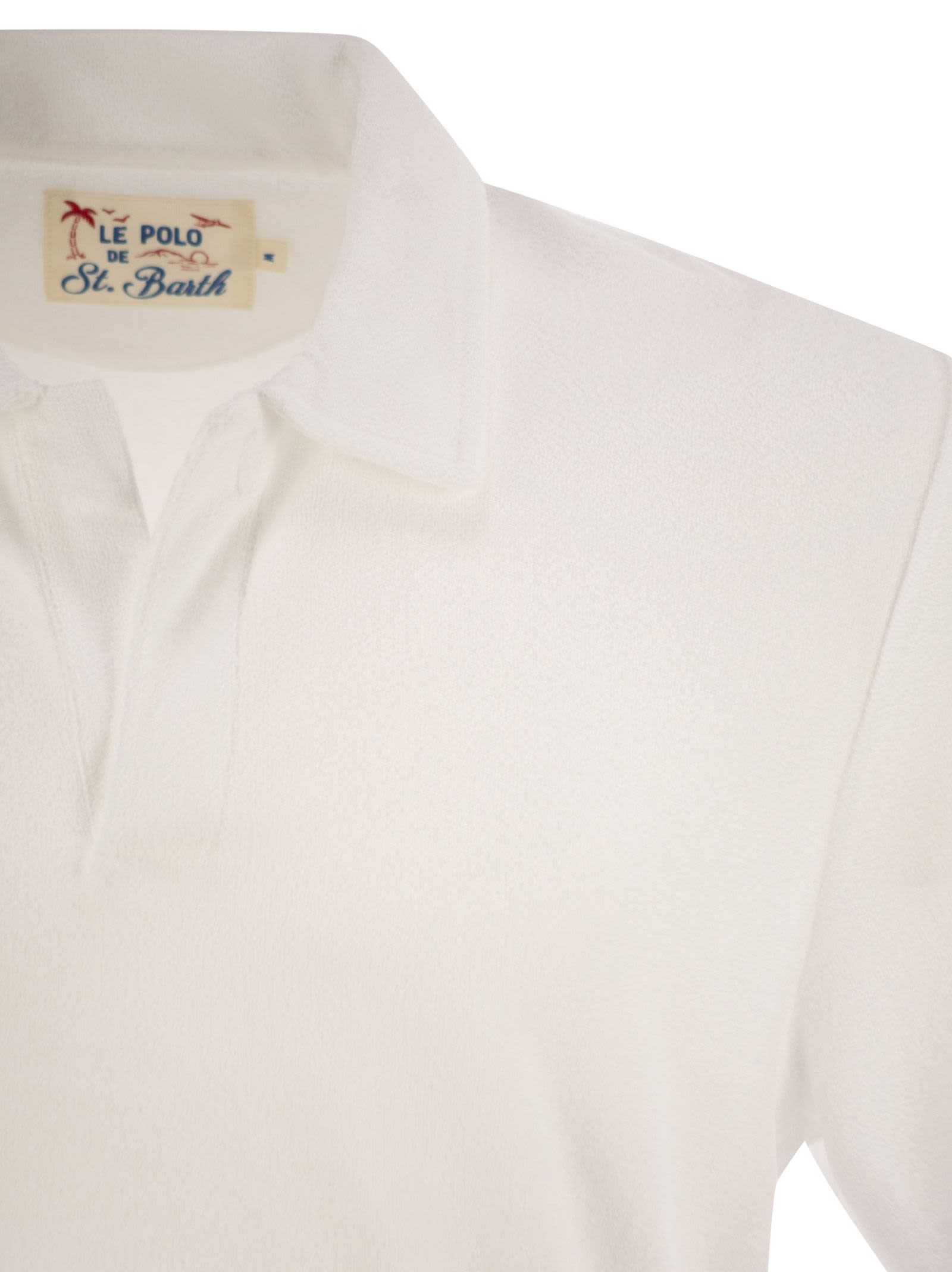Mc2 Saint Barth Jeremy Cotton Terry Polo Shirt