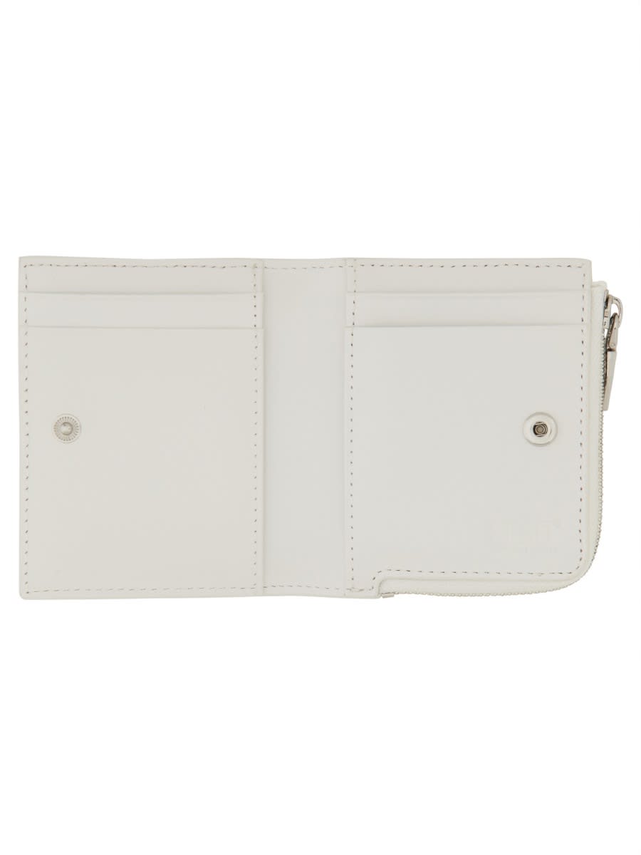 Shop Diesel Wallet 1dr Card Holder Zip L In White