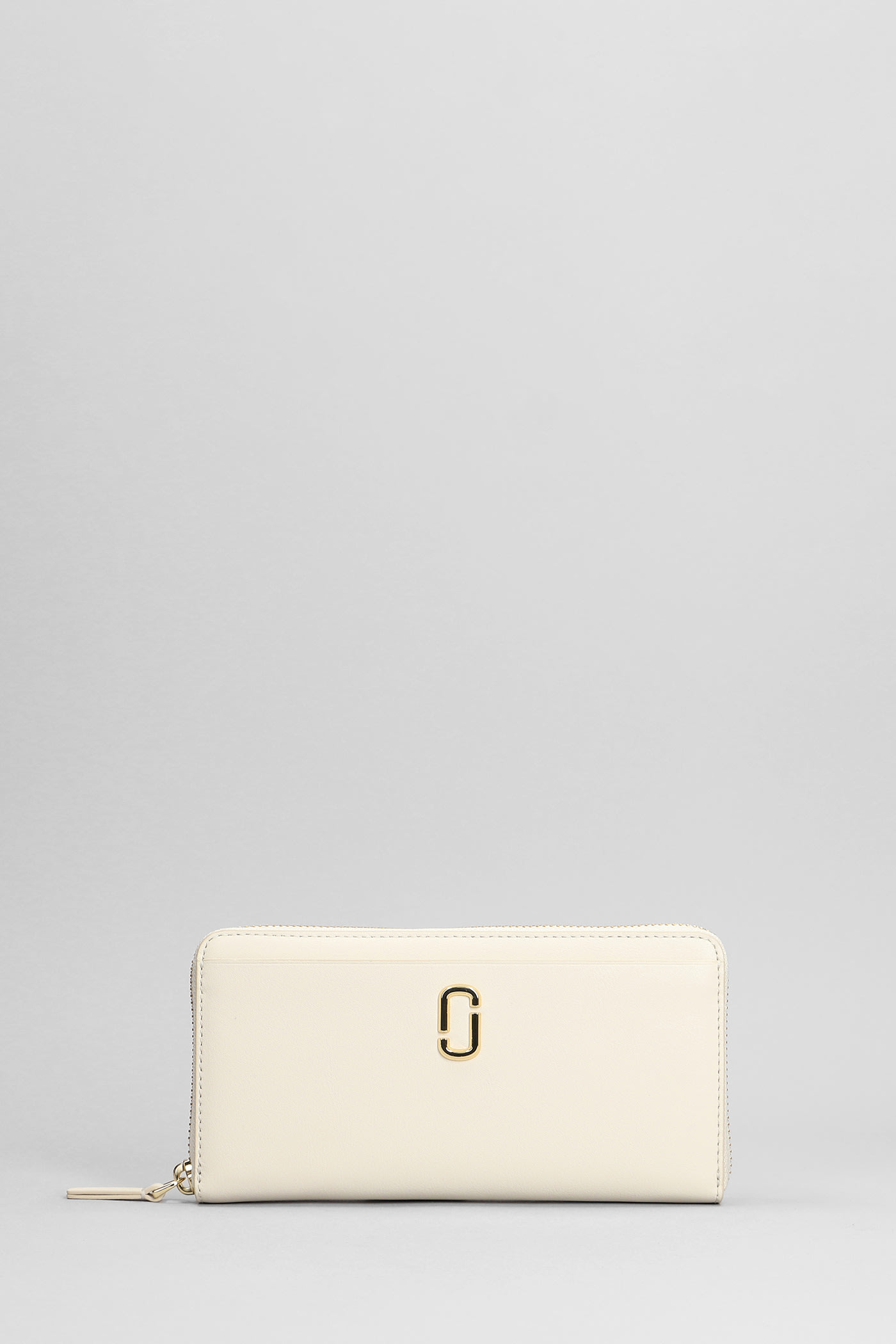 Marc Jacobs The Continental Wallet In White Leather