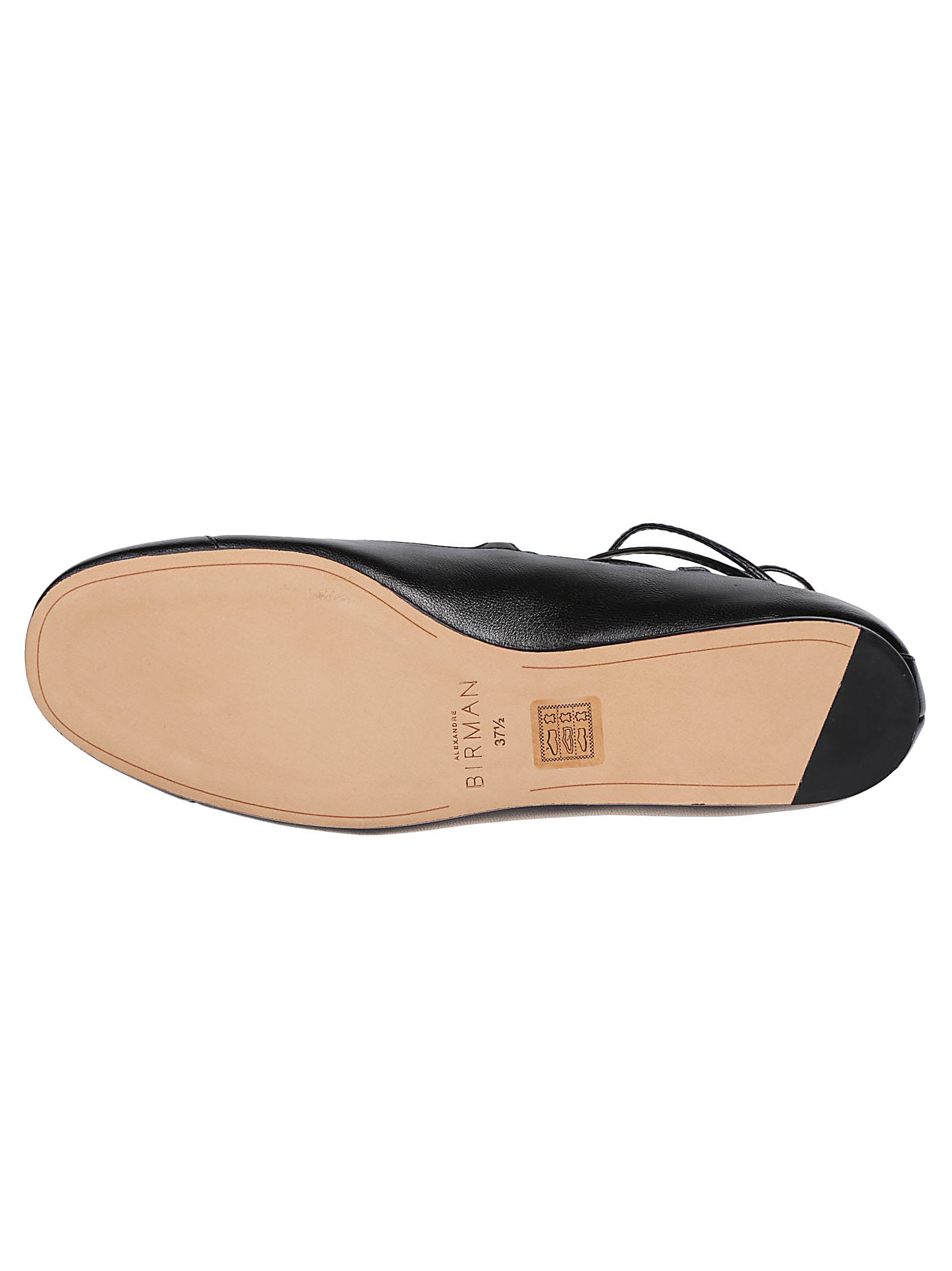 Shop Alexandre Birman Slim Carita Flat Ballerinas In Black