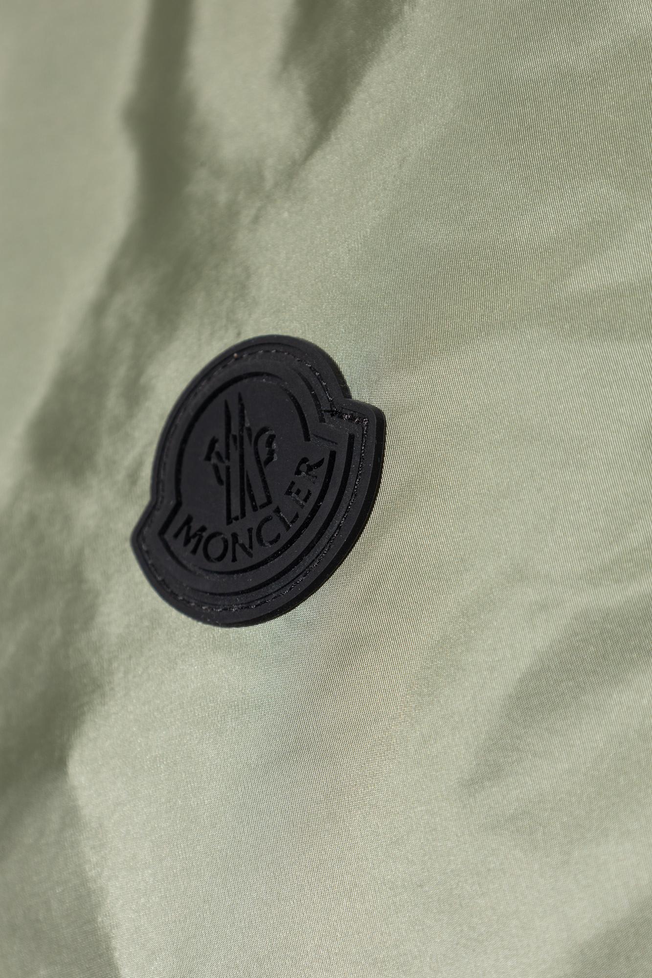 Moncler Gilet Moretan À Capuche In Medium Green