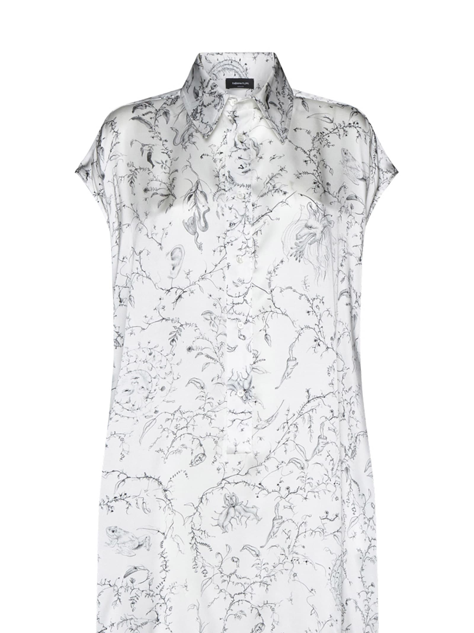 Shop Fabiana Filippi Dress In Bianco