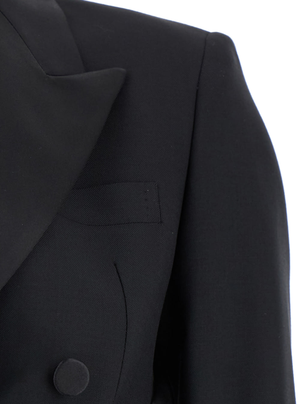 Shop Tagliatore Smocking Pairgi Tailleur In Black