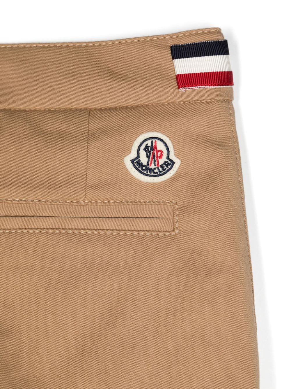 MONCLER BEIGE TROUSERS BOY 