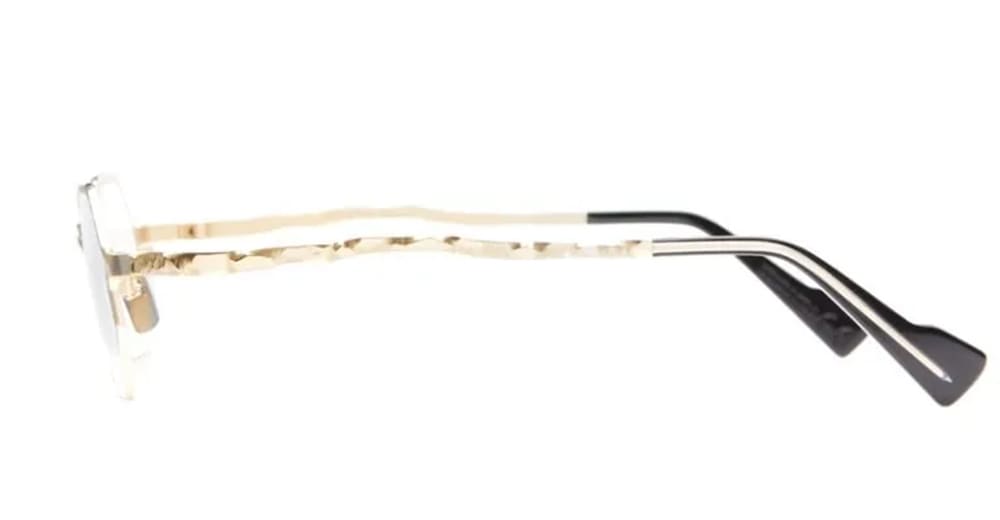 Shop Kuboraum Mask Z19 - Gold Rx Glasses