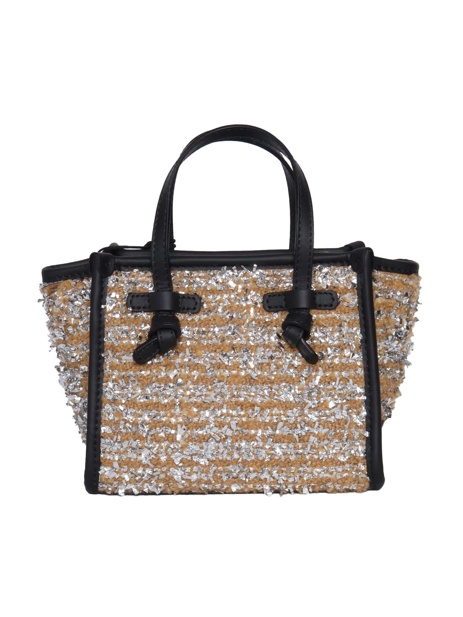 Gianni Chiarini Miss Marcella Boucle Tote Bag In Camel
