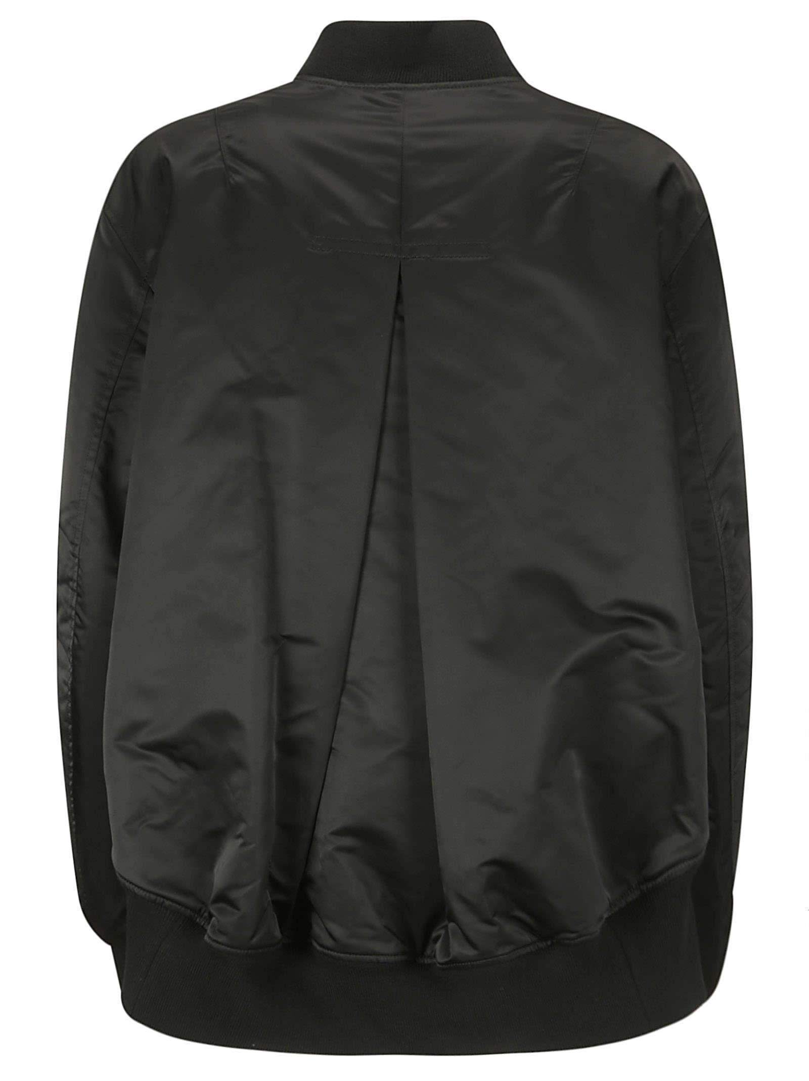 Shop Yohji Yamamoto R-backside Flare Bomber Jacket In Black