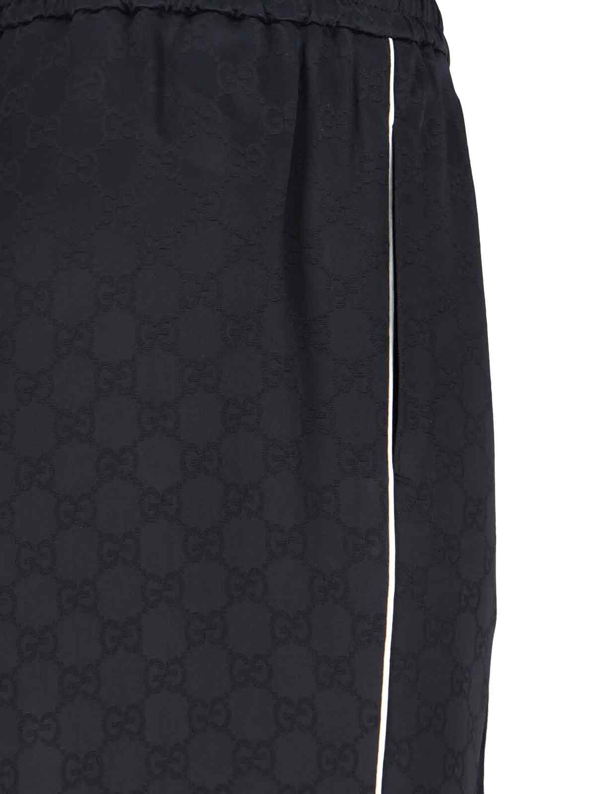 Gucci Gg Track Pants In Black