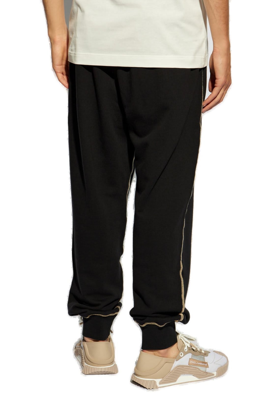 Shop Dolce & Gabbana Dg Logo Printed Jogging Pants