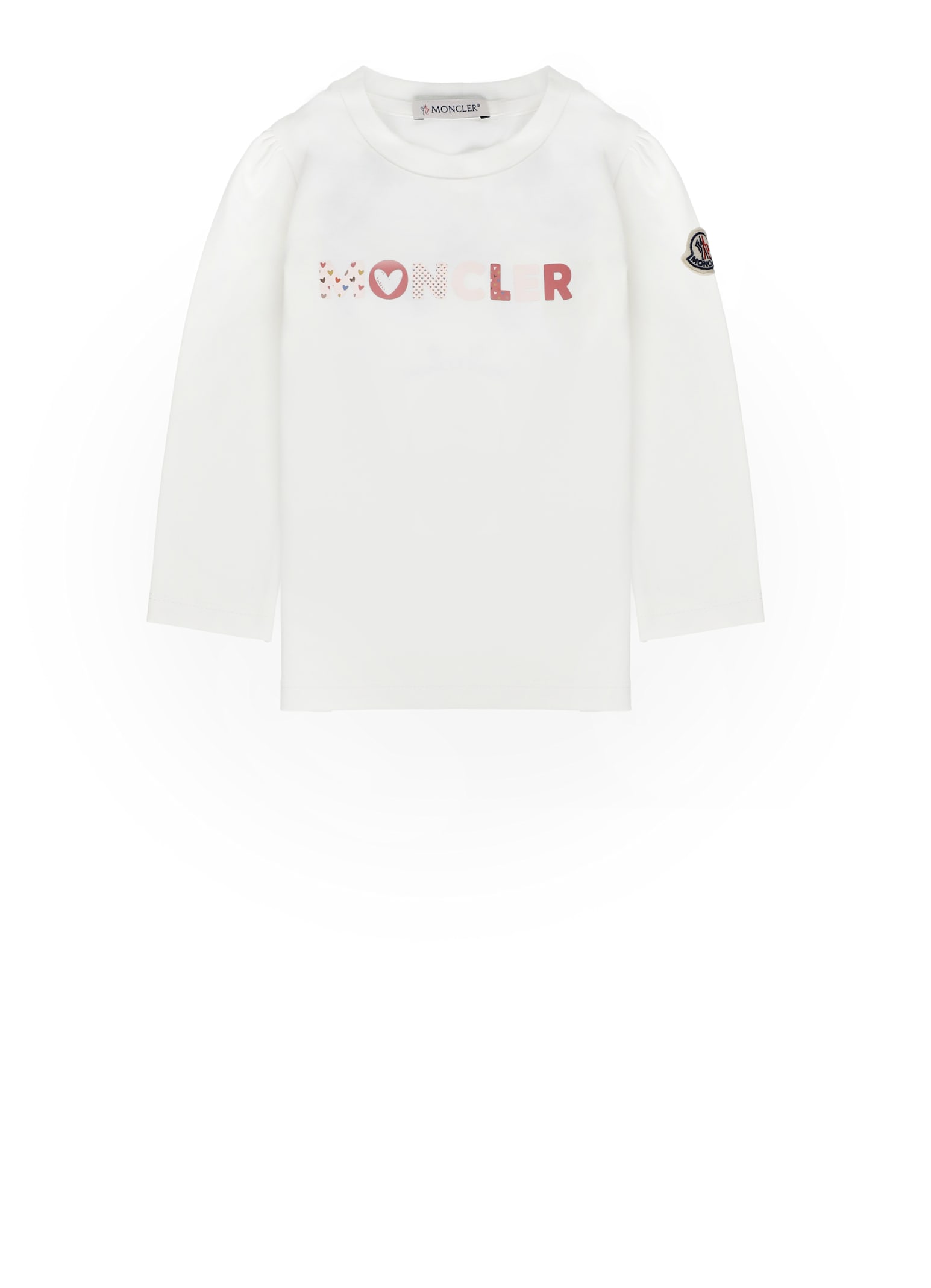 Moncler T-shirt With Logo In White