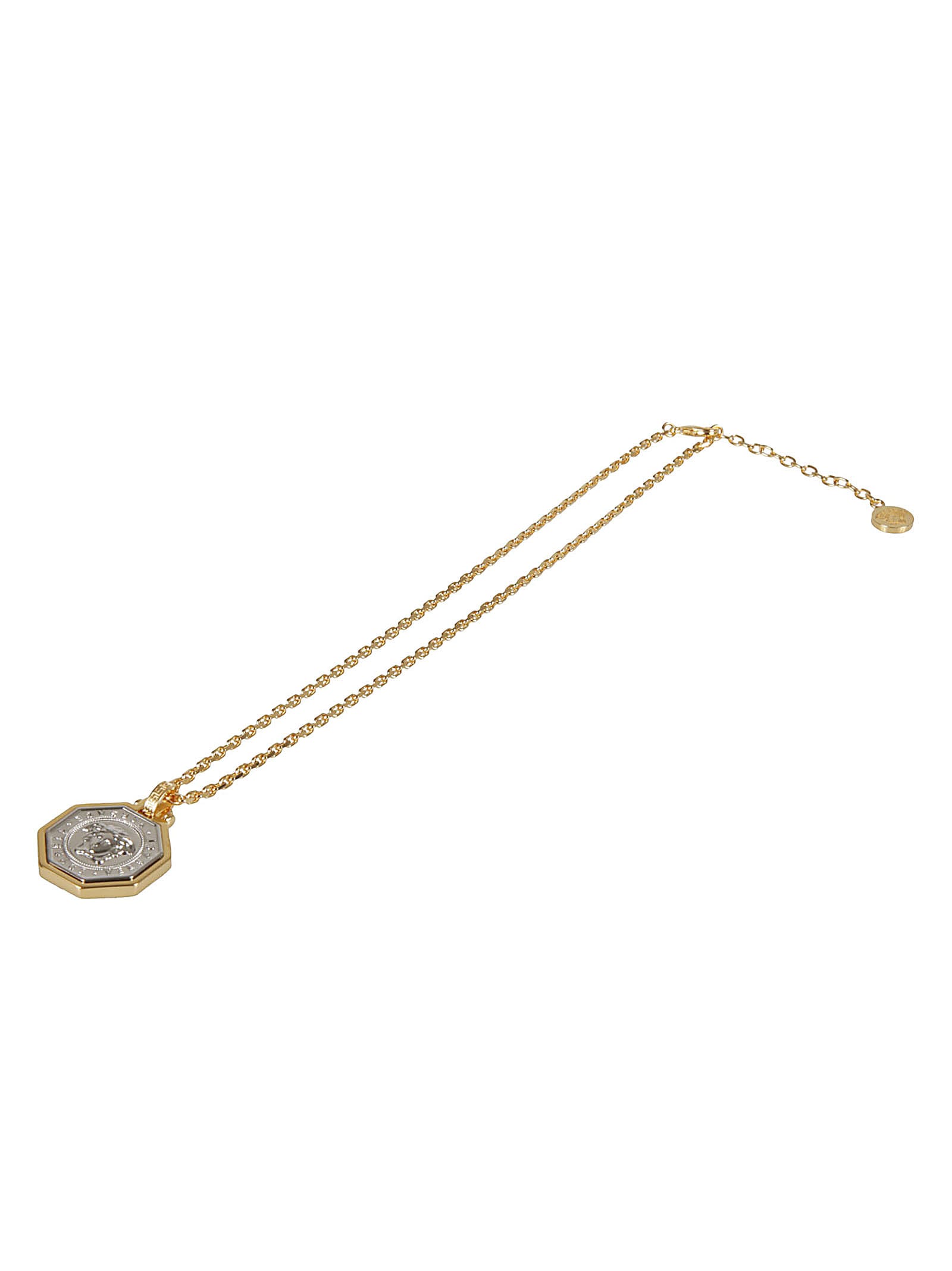Versace Medusa Head Pendant Necklace In Gold