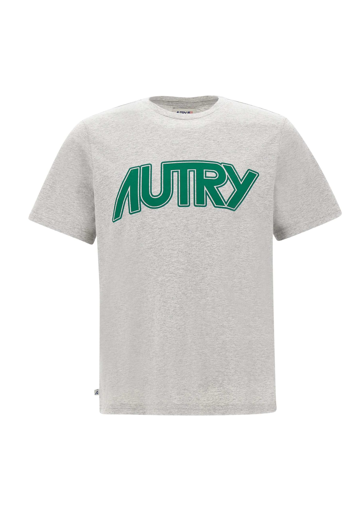 Autry Main Man Apparel Cotton T-shirt In Grey