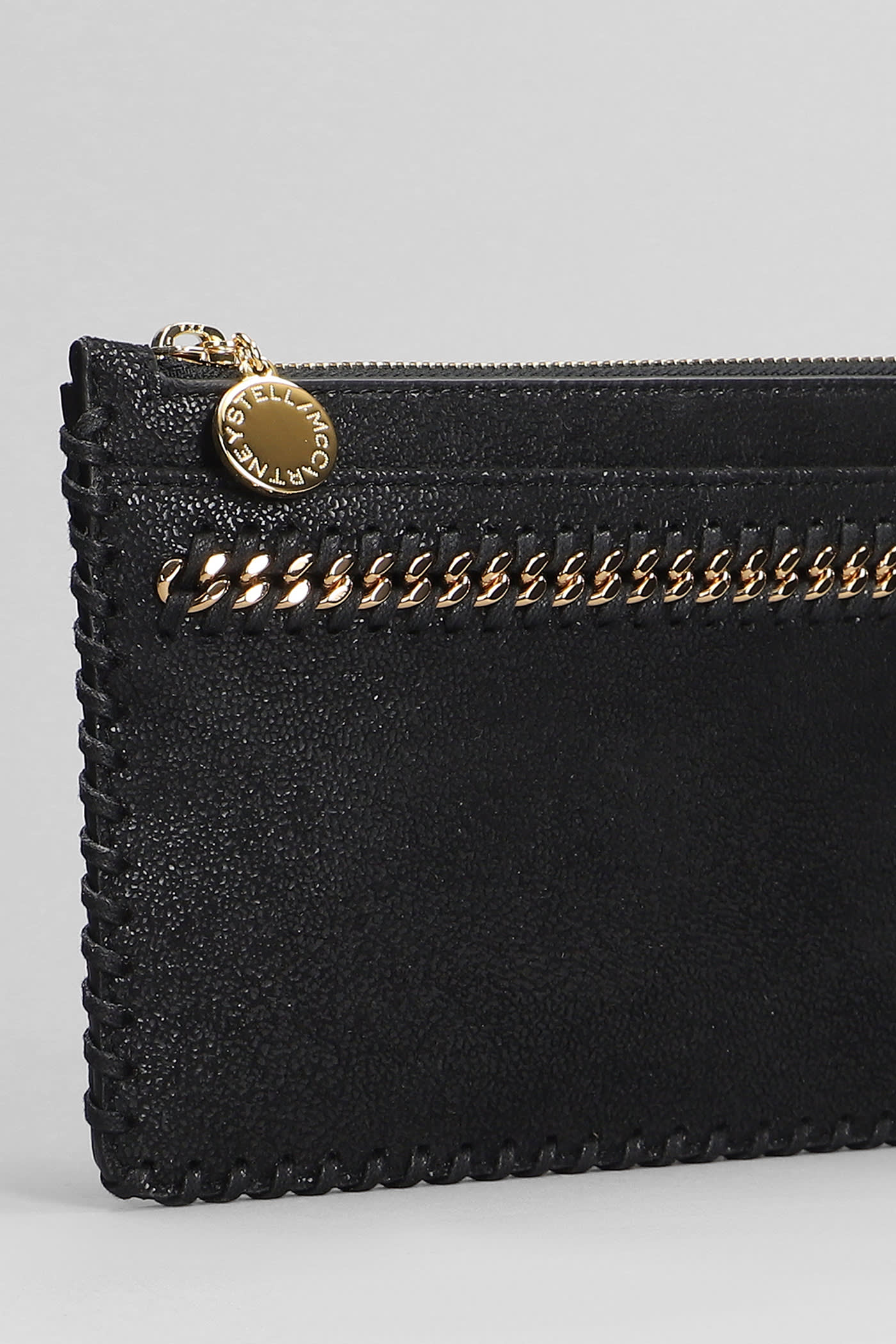 Stella Mccartney Falabella Clutch Clutch In Black Polyester In Black