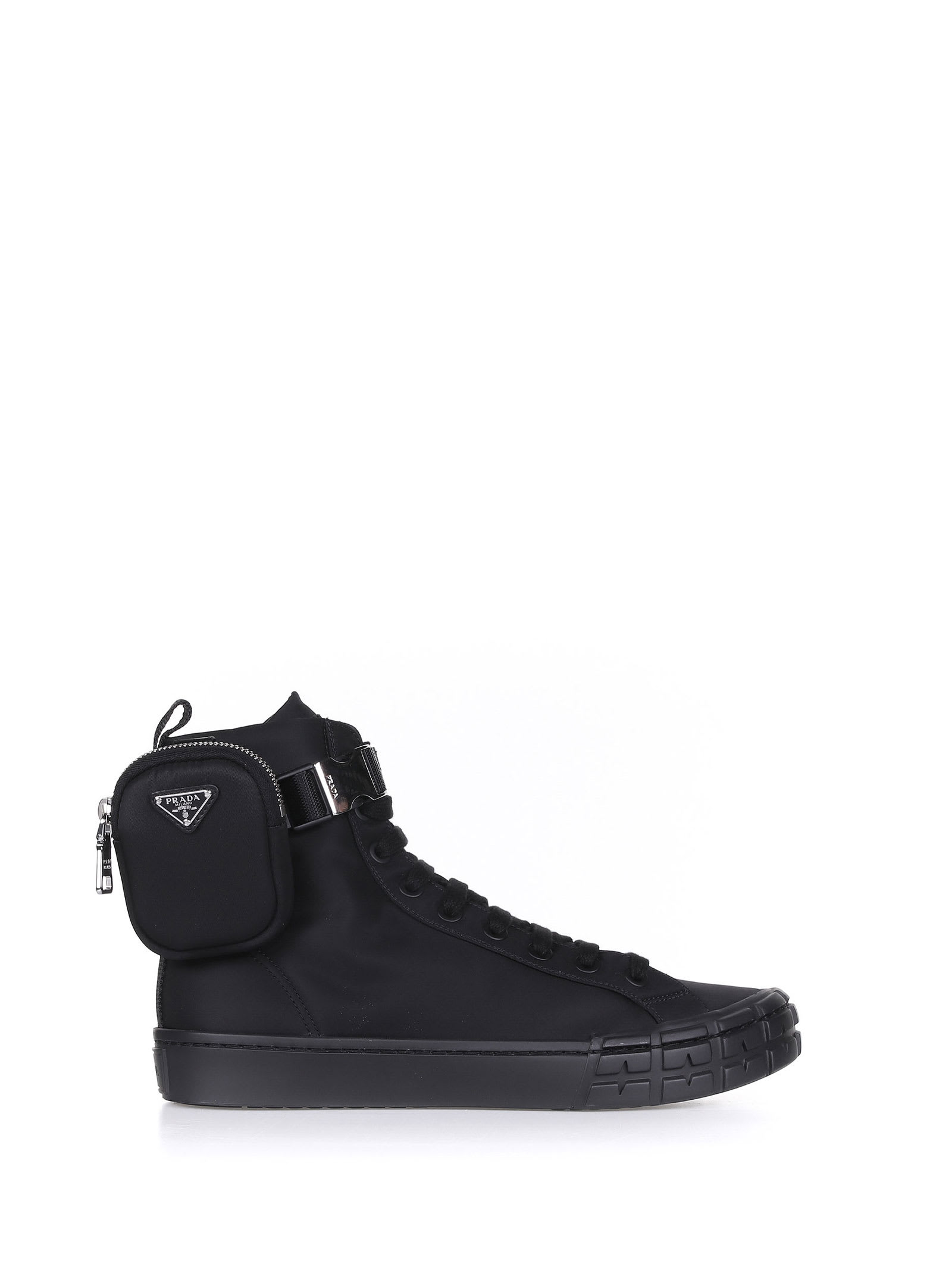 Prada Wheel Sneaker Black