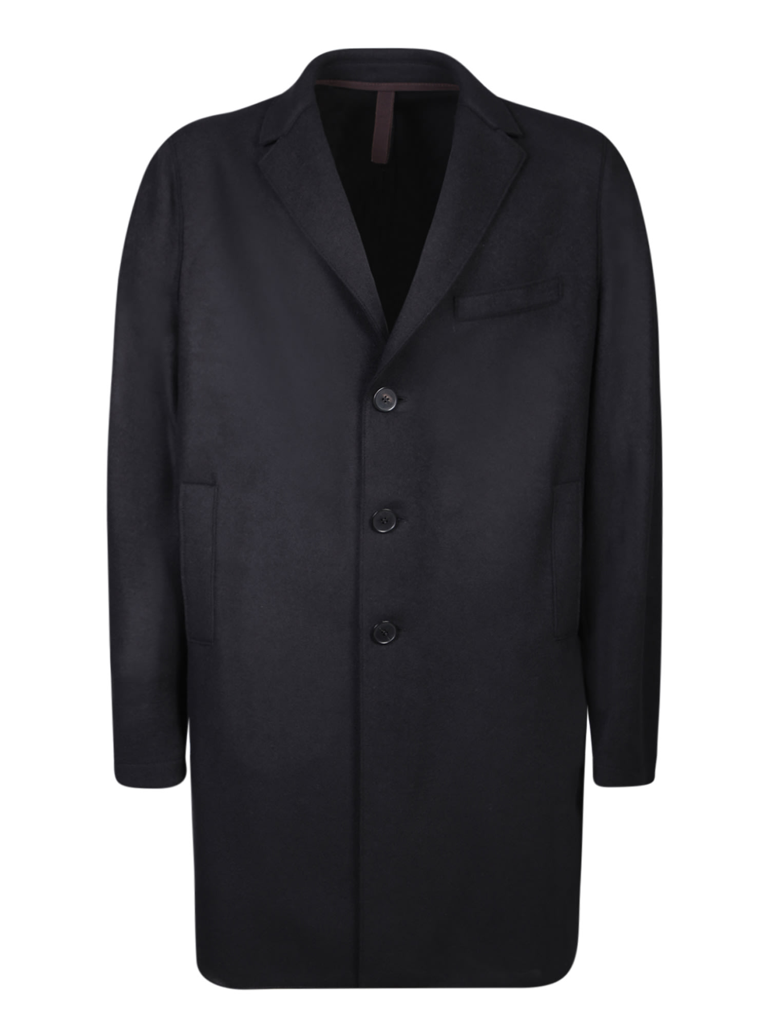 Boxy Cashmere Black Coat