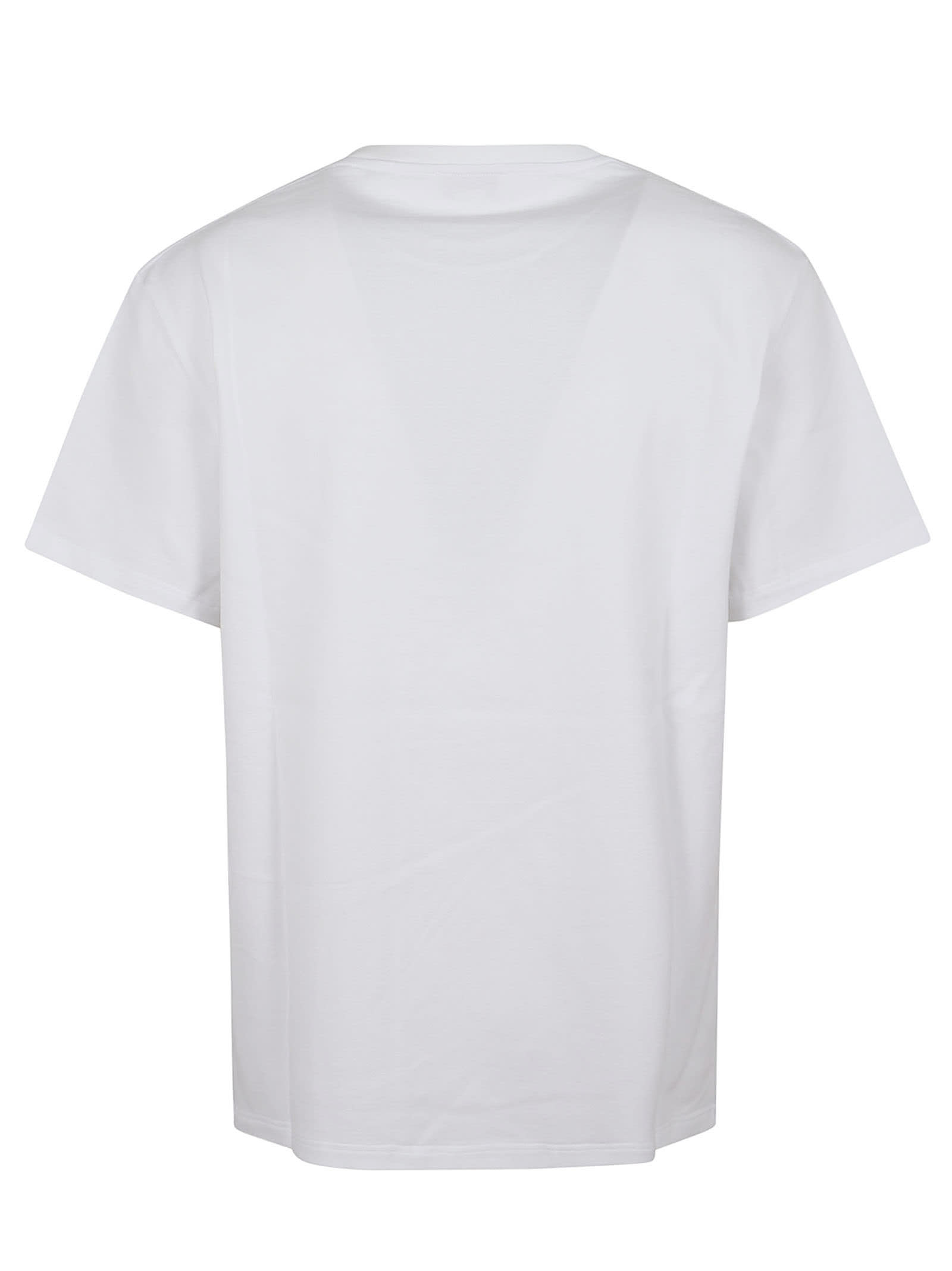 Shop Alexander Mcqueen T-shirt In White Silver