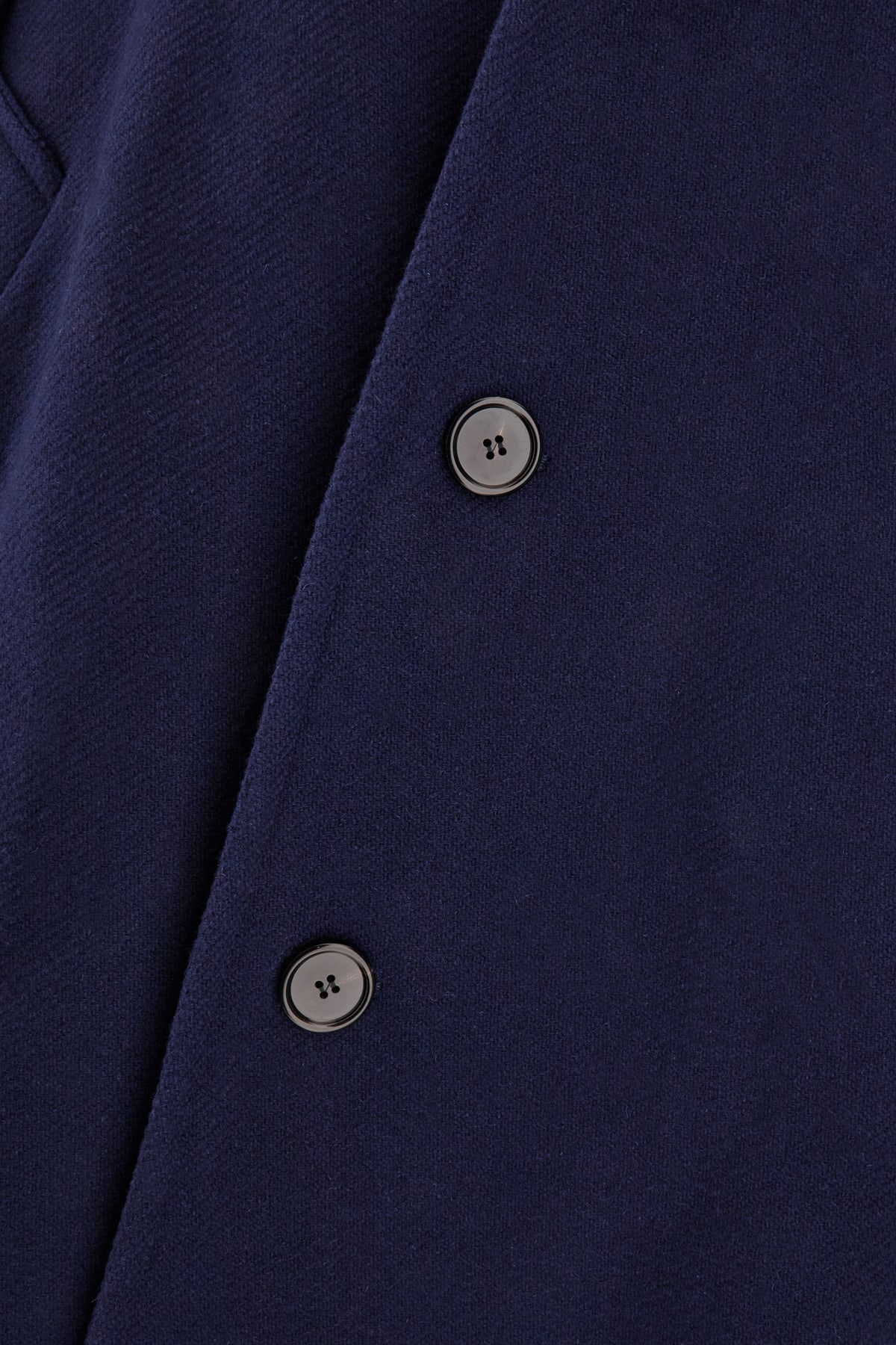 Shop Ami Alexandre Mattiussi Blue Wool Blend Coat In 430