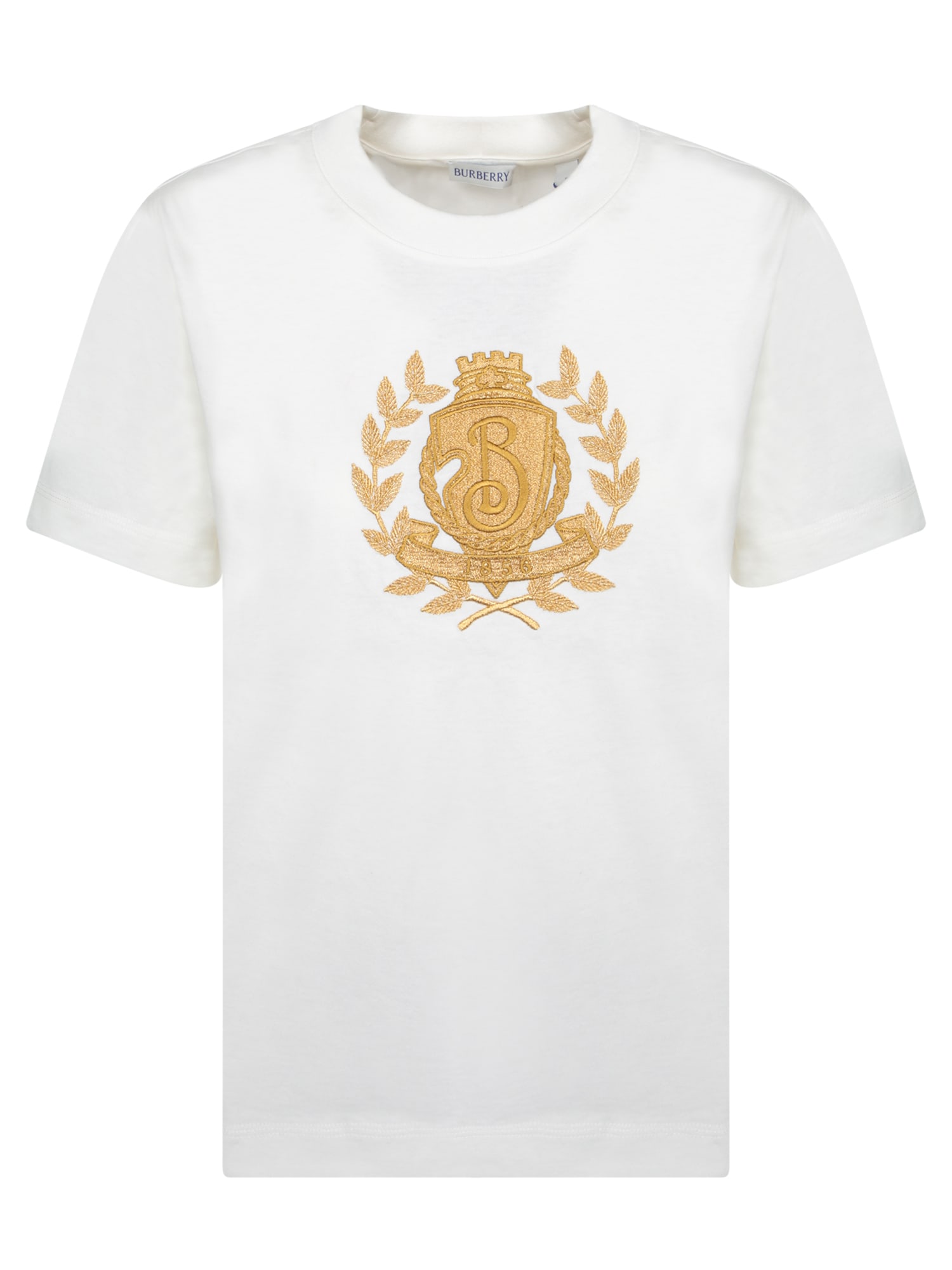 Burberry B Crest T-shirt In White