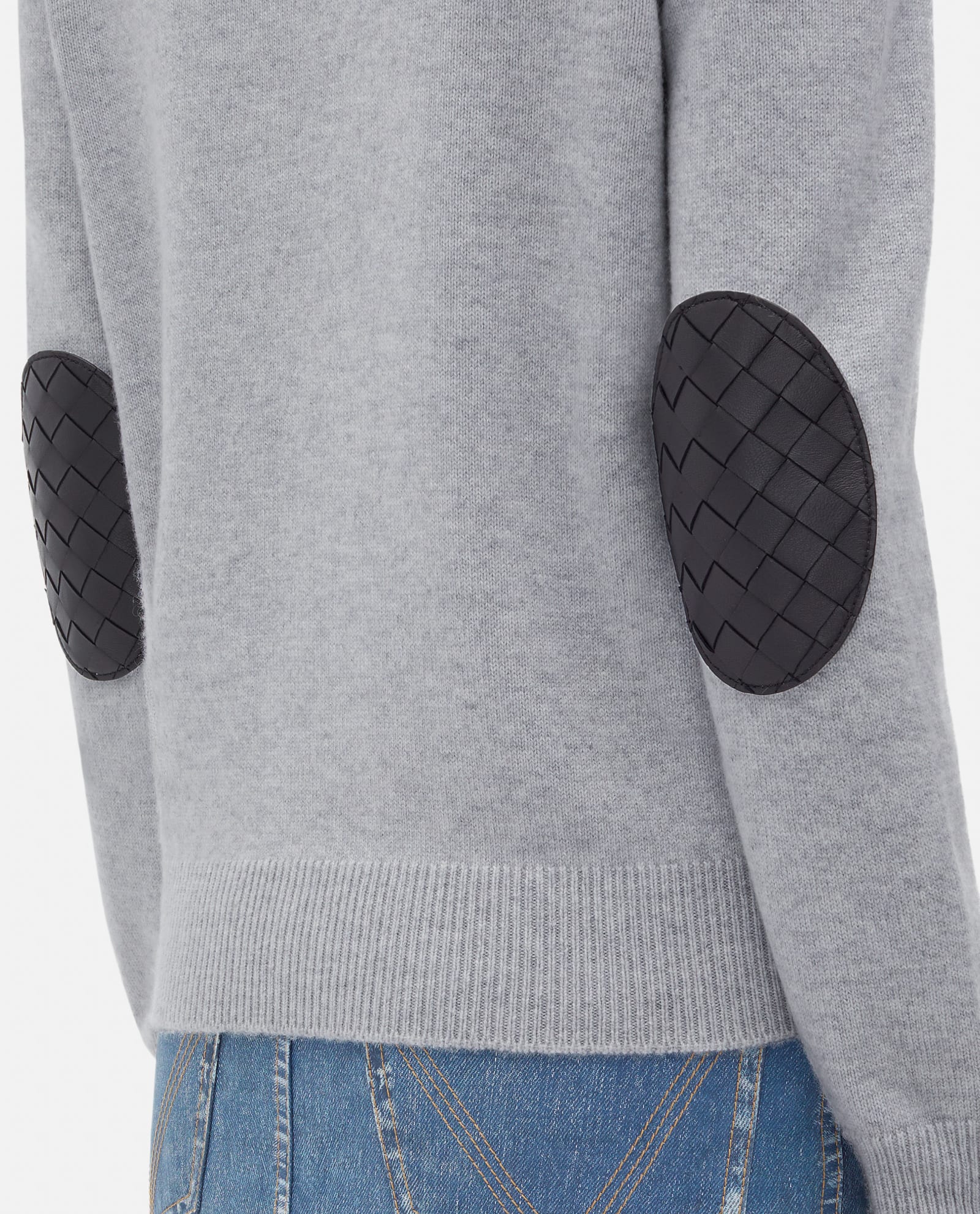 Shop Bottega Veneta Cashmere Sweater In Grigio