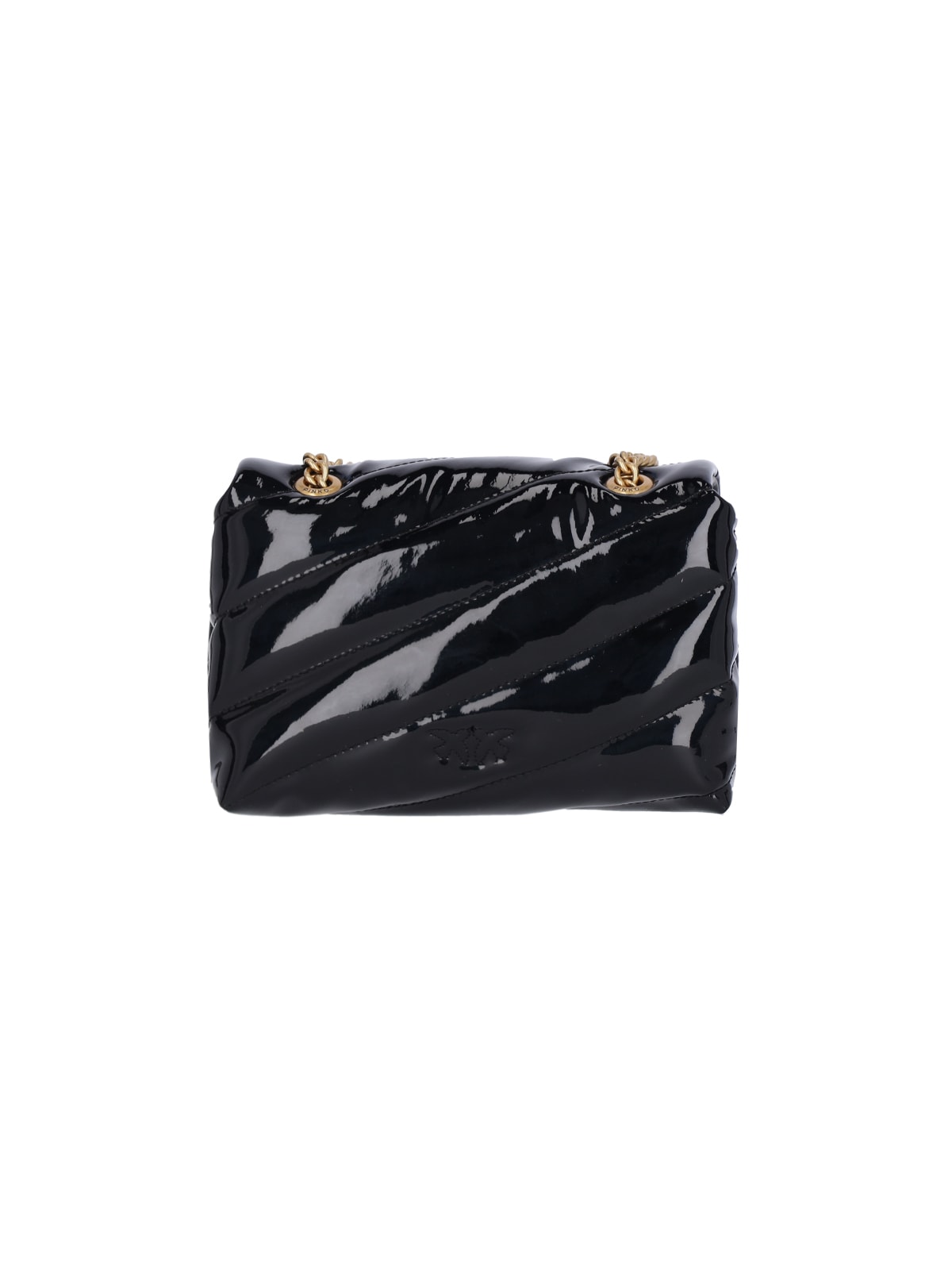 Shop Pinko Mini Bag Baby Love Puff In Black