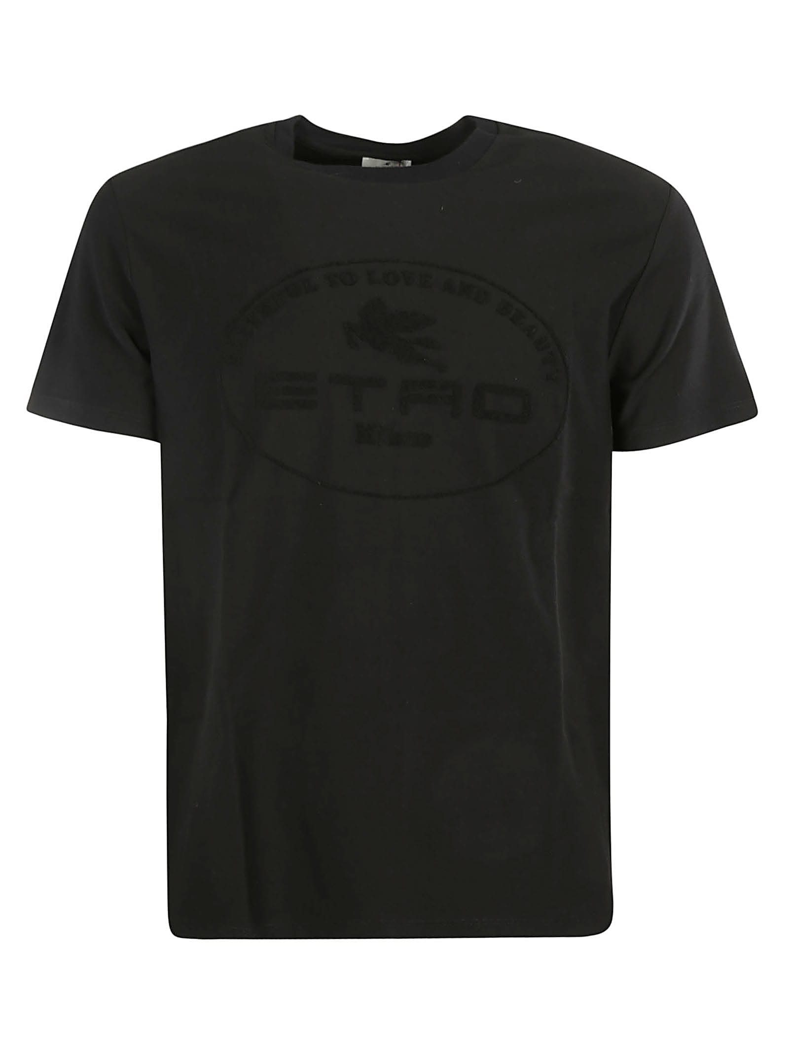Etro Regular Fit Chest Logo T-shirt