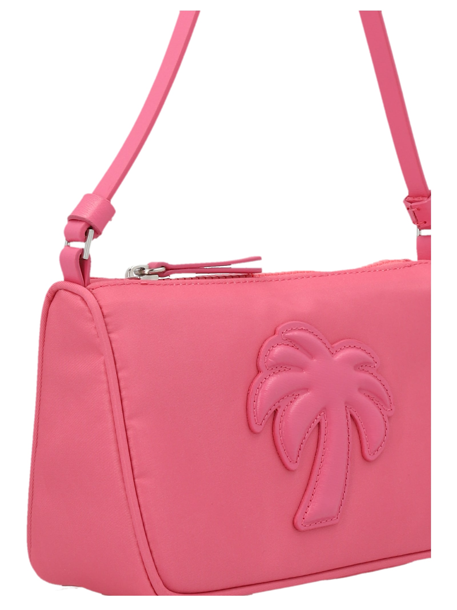 Shop Palm Angels Big Palm Handbag In Pink