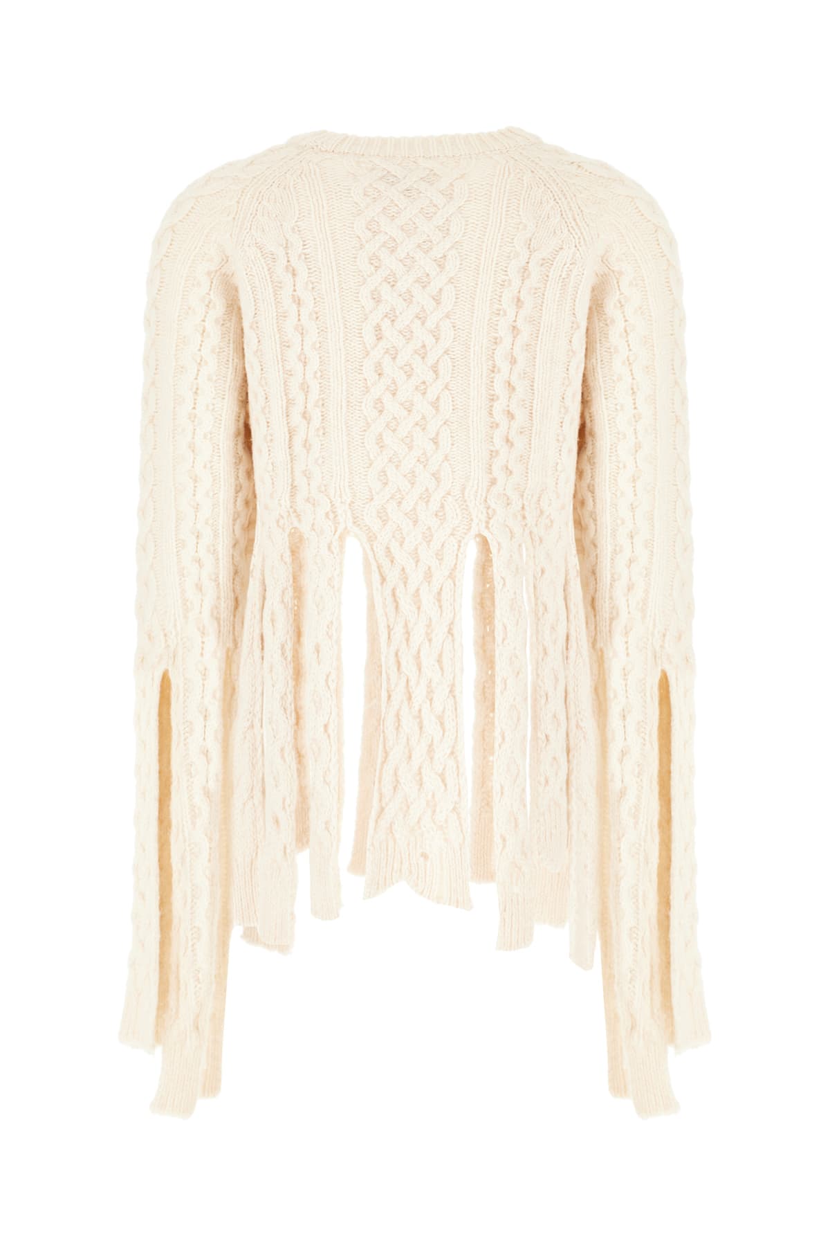 Coperni Ivory Wool Blend Sweater In Beige