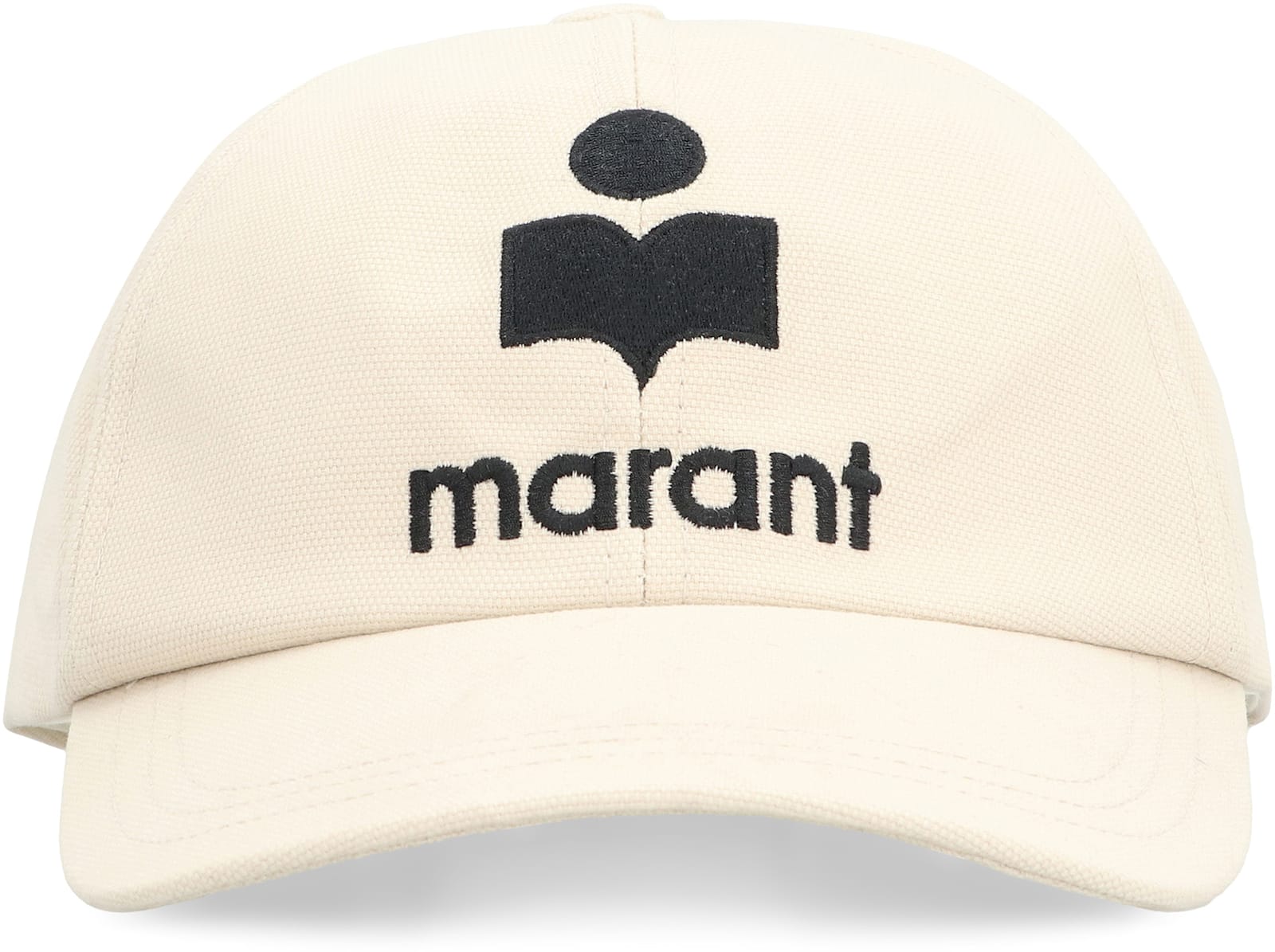 Isabel Marant Logo Baseball Cap In White