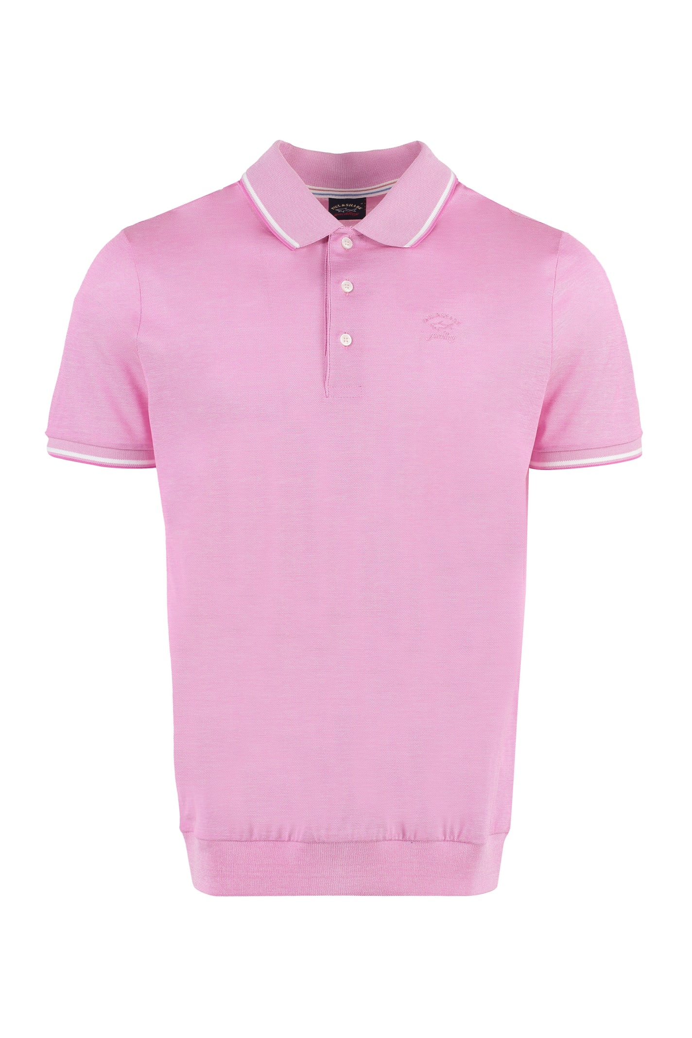 Paul&amp;shark Cotton-piqué Polo Shirt In Pink