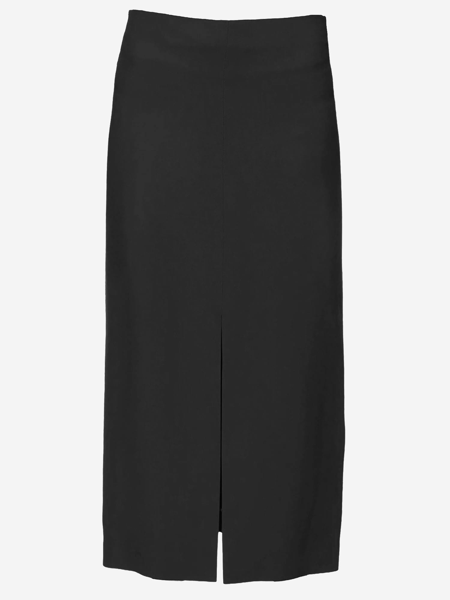 Acetate And Viscose Midi Skirt
