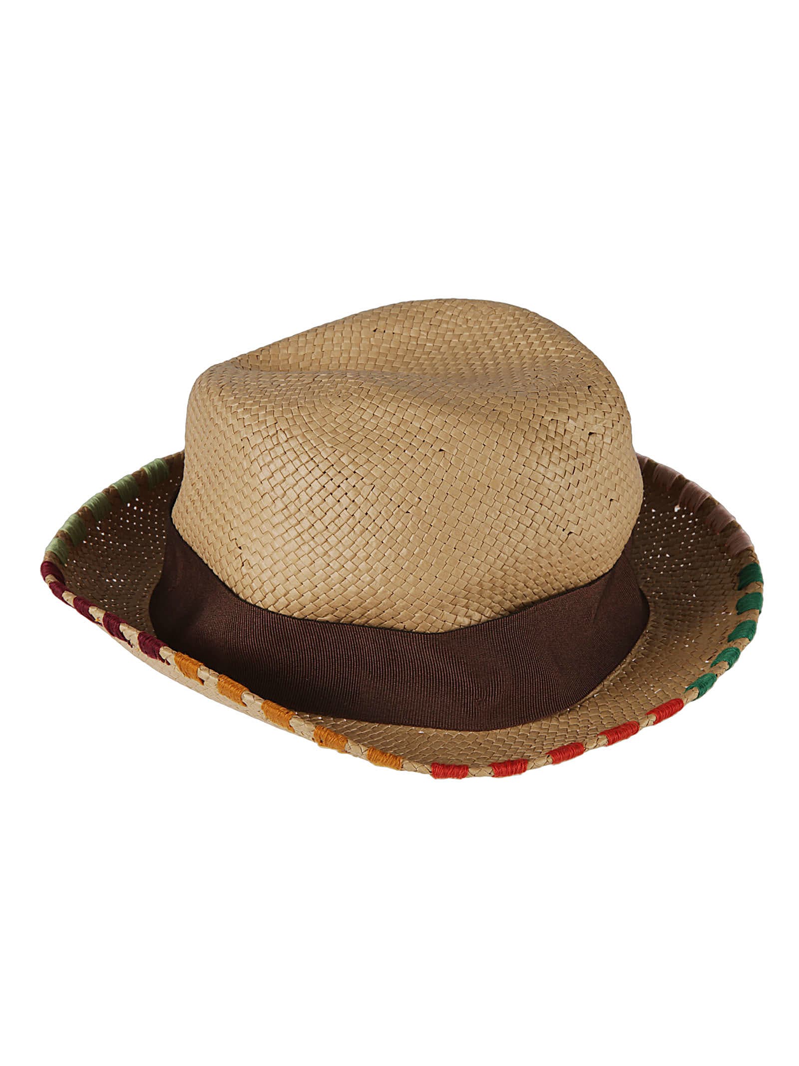 PAUL SMITH TRILBY EMBROIDERED HAT,11787787