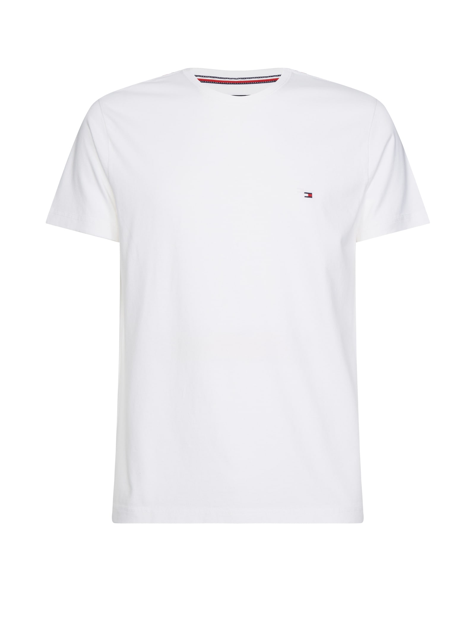 Tommy Hilfiger White T-shirt With Flag