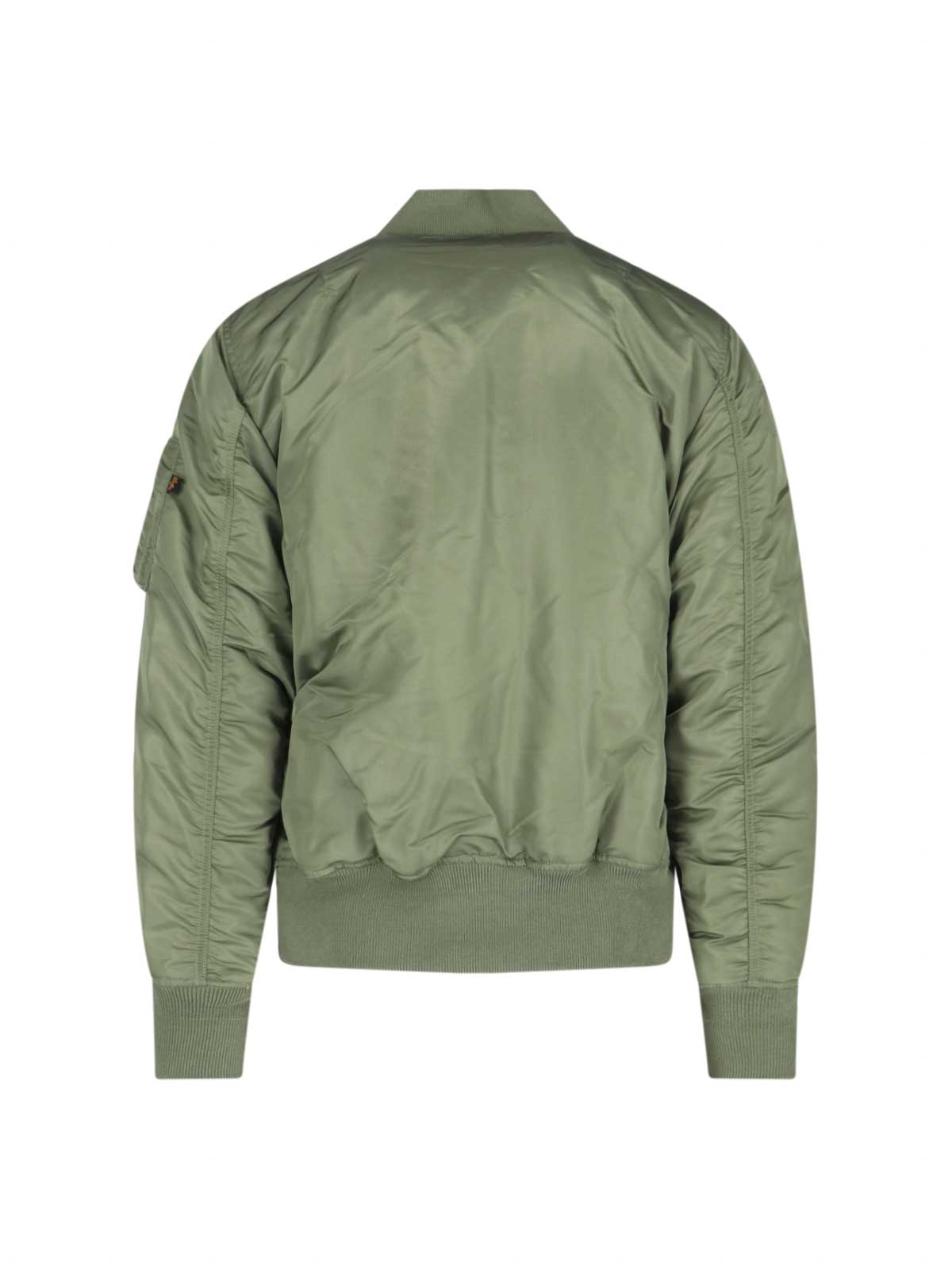 Shop Alpha Industries Ma-1 Reversible Jacket In Verde