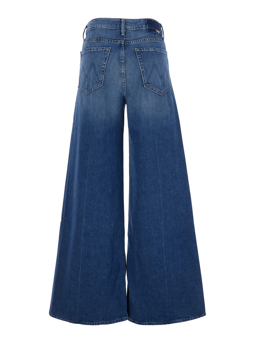 Mother Petites The Lil Tomcat Roller Sneak High Rise Jeans In Sixth Sense In Blu