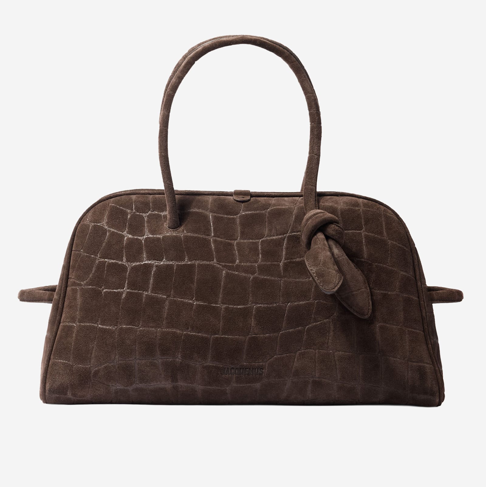 Jacquemus Tourism Bowling Bag In Brown