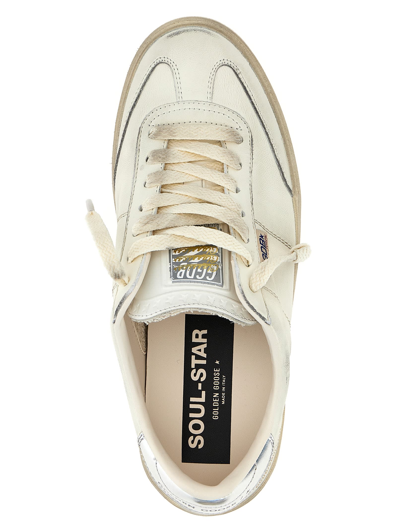 Shop Golden Goose Soul Star Sneakers In White