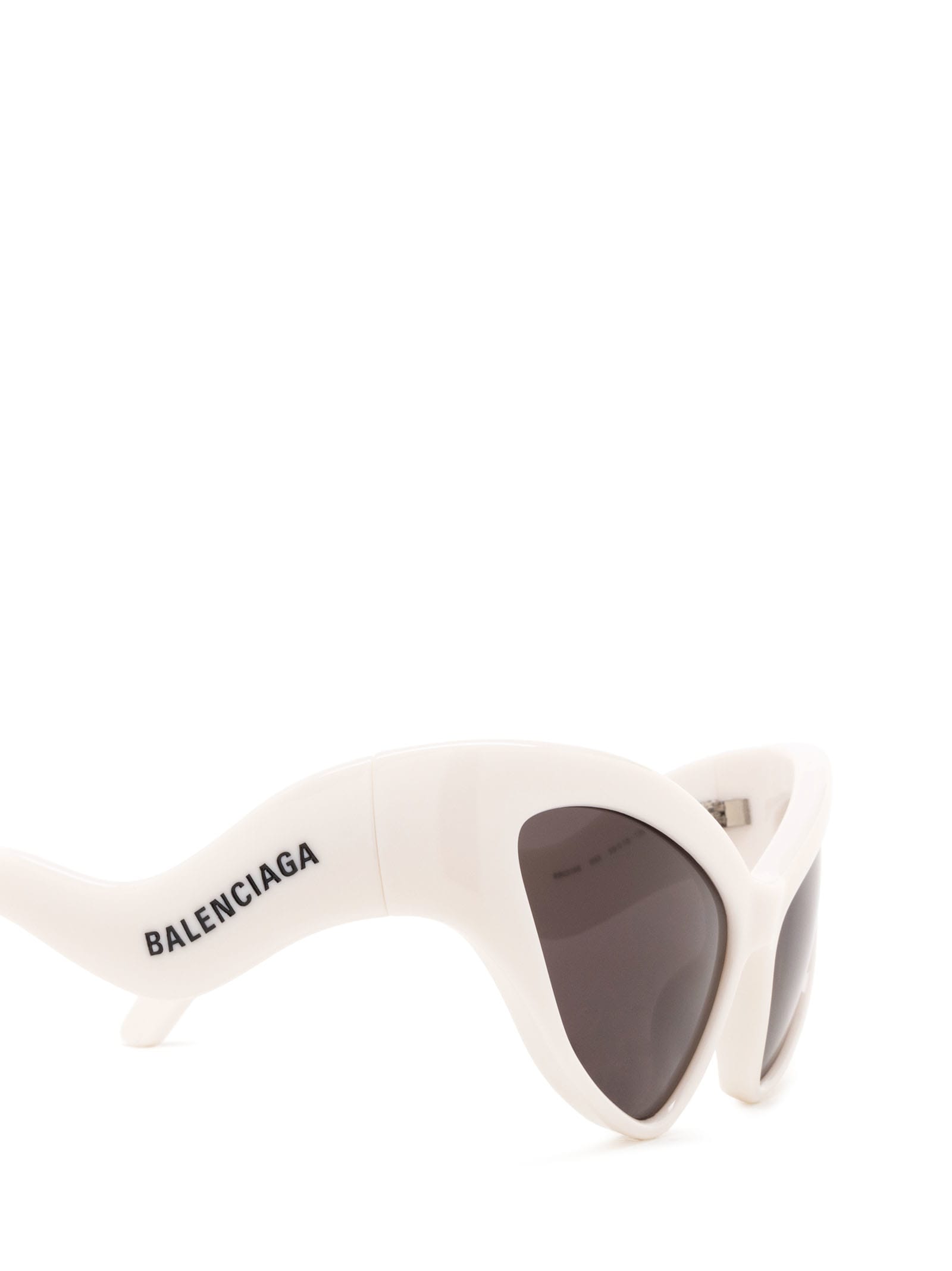 Shop Balenciaga Bb0319s Ivory Sunglasses